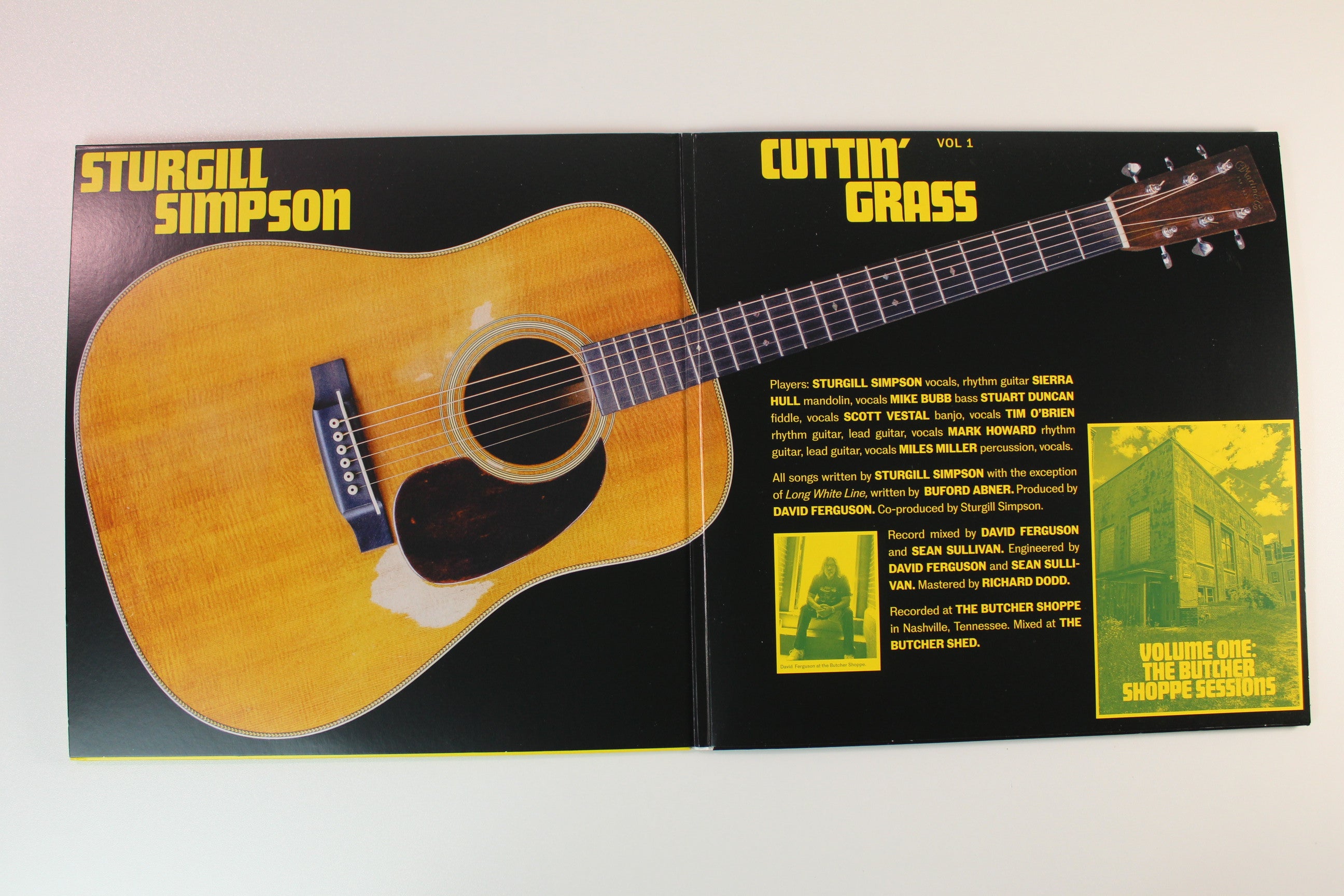 Sturgill Simpson - Cuttin' Grass Vol. 1 (The Butcher Shoppe Sessions) on High Top Mountain Ltd Green / Yellow