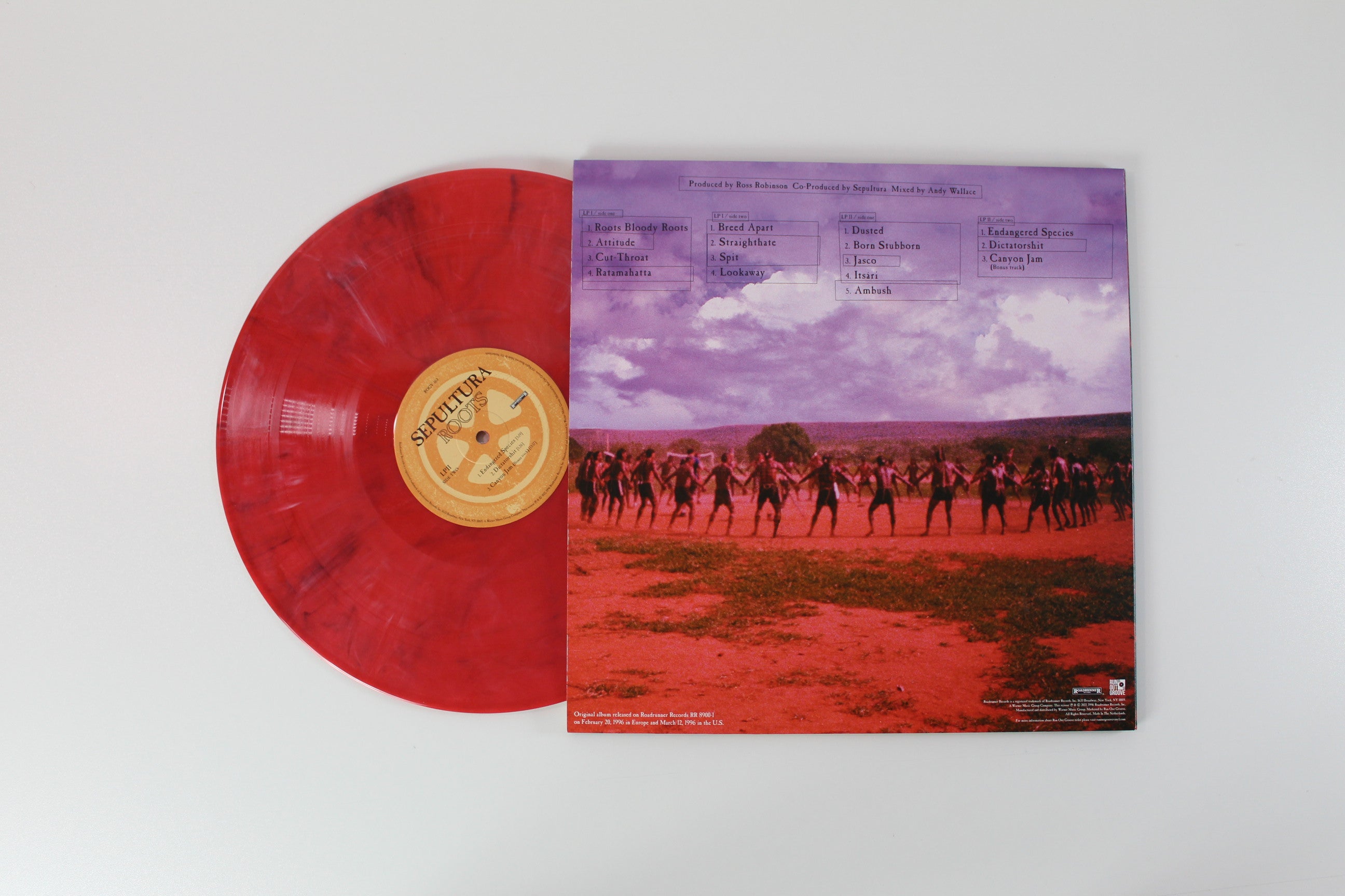Sepultura - Roots on Roadrunner Ltd Colored Vinyl Box Set Reissue