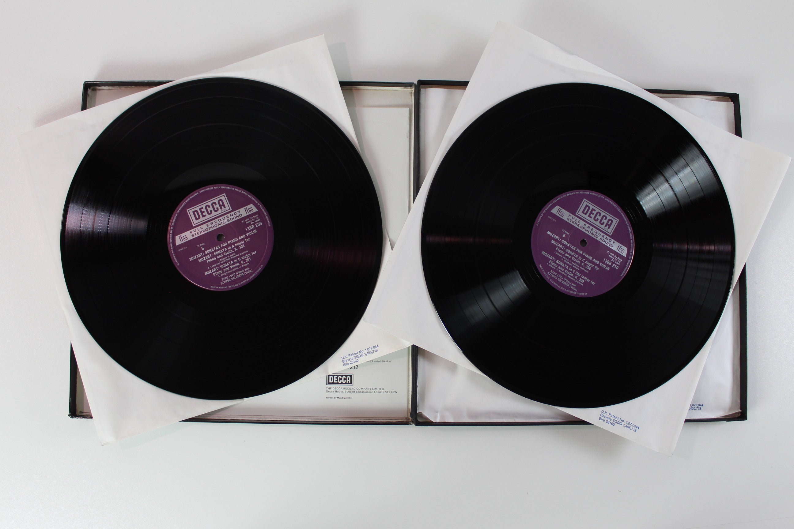Wolfgang Amadeus Mozart: Radu Lupu & Szymon Goldberg - Sonatas For Piano And Violin on Decca UK Box Set