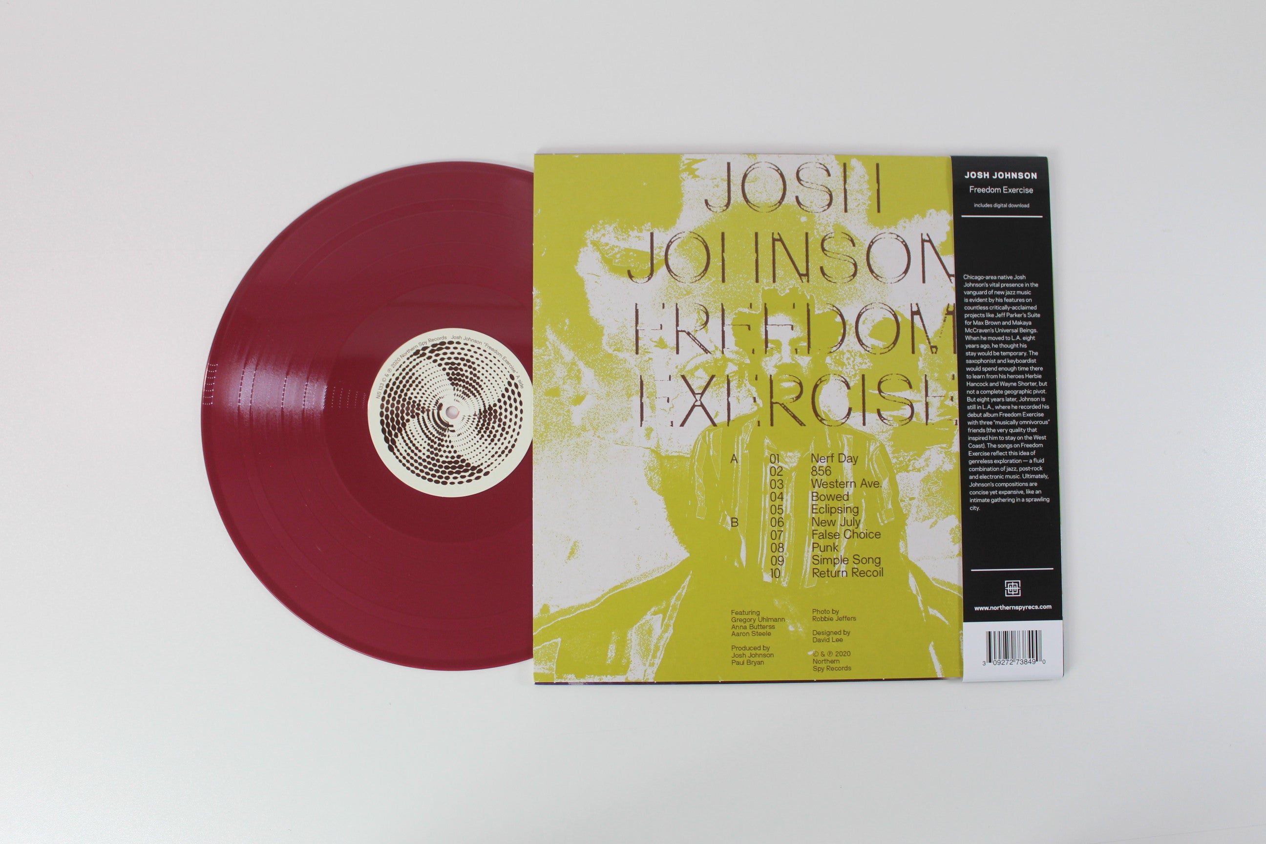 Josh Johnson - Freedom Exercise on Northern Spy - Red (Dark Pink Red)