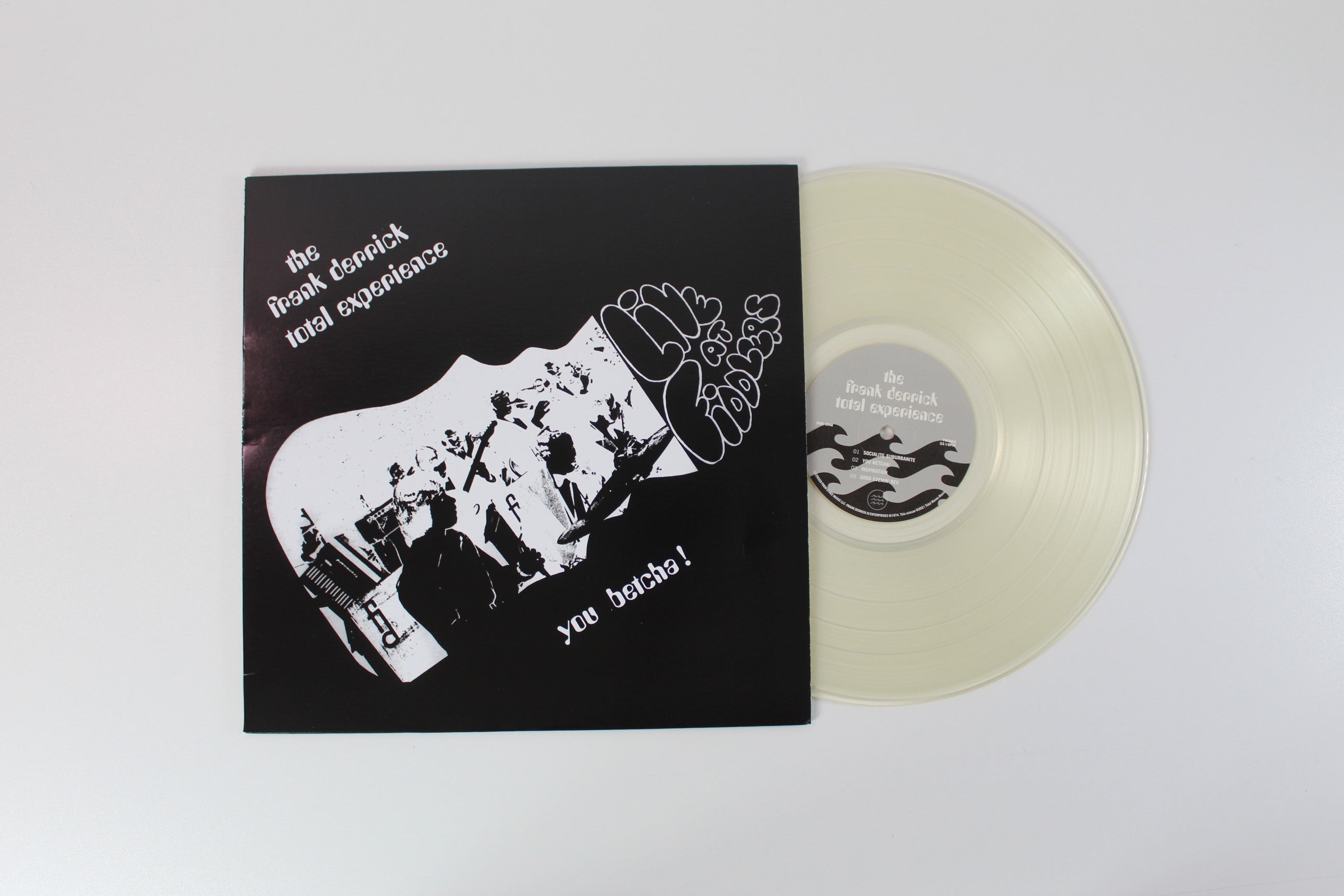The Frank Derrick Total Experience - You Betcha! on Tidal Waves Music - Milky Clear