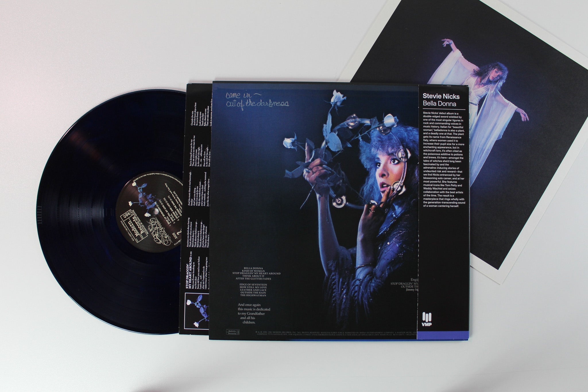 Stevie Nicks - Bella Donna on Modern Vinyl Me Please Blue & Black Galaxy Reissue