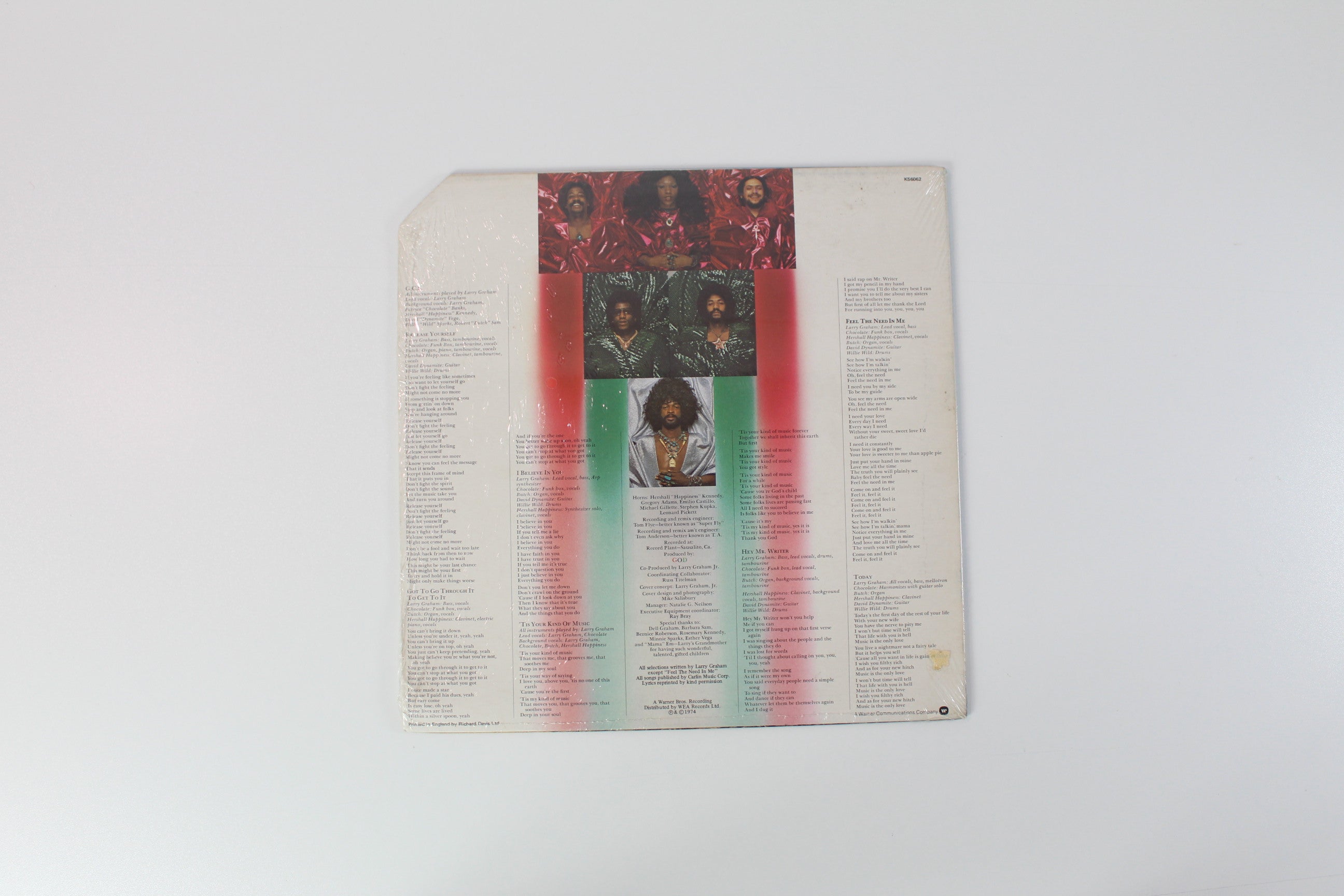 Graham Central Station - Release Yourself on Warner Bros. Records - Sealed