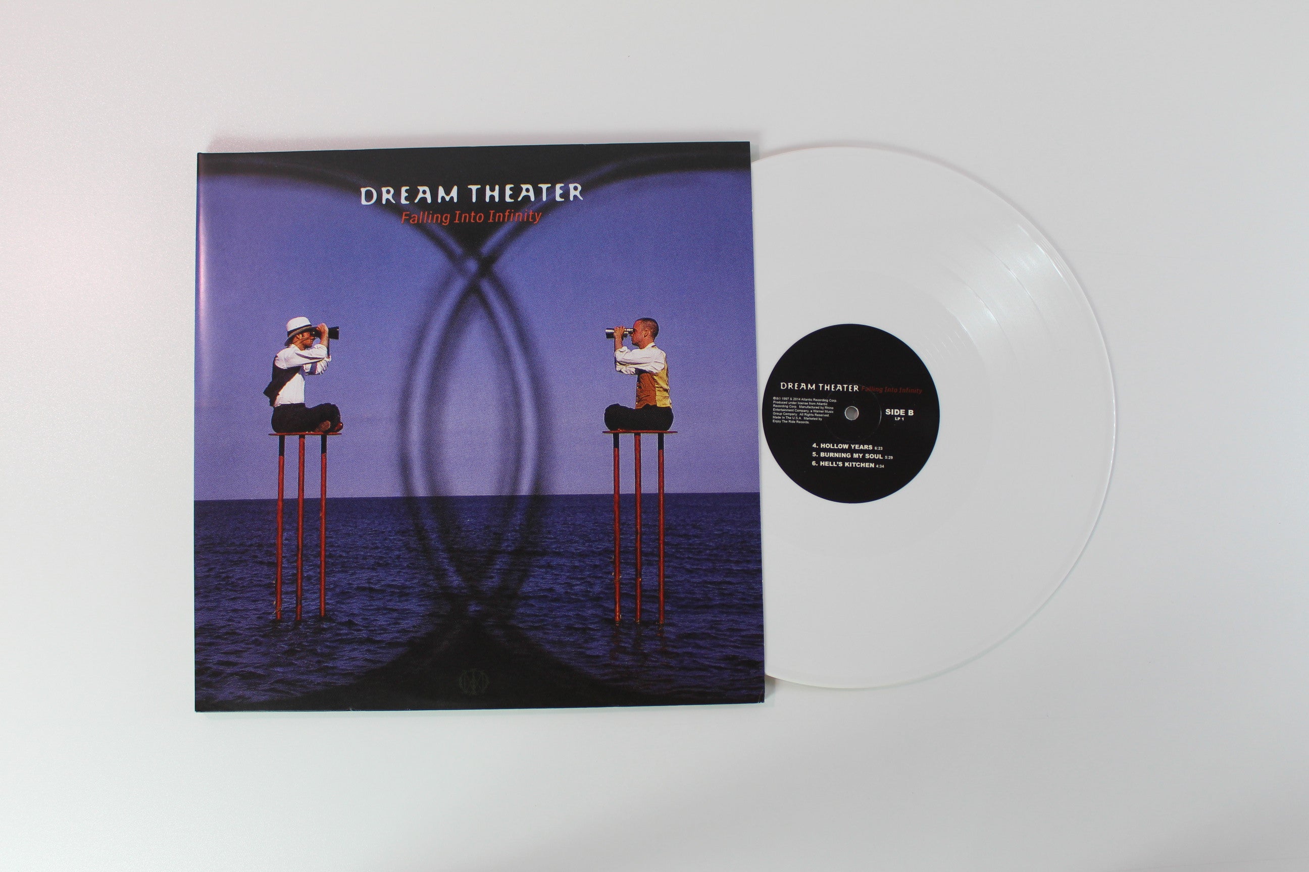 Dream Theater - Falling Into Infinity on Enjoy the Ride Numbered White Vinyl Reissue