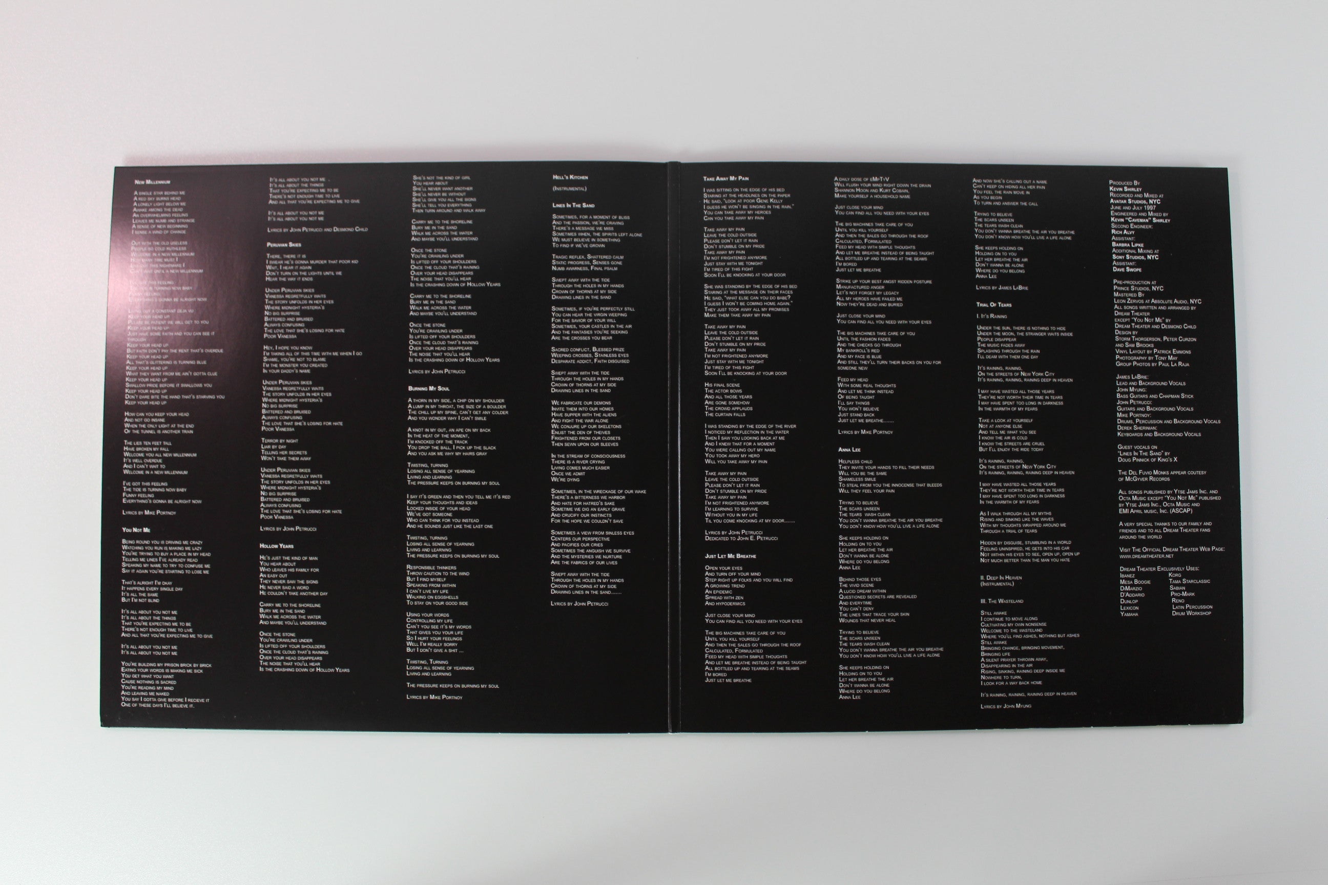 Dream Theater - Falling Into Infinity on Enjoy the Ride Numbered White Vinyl Reissue