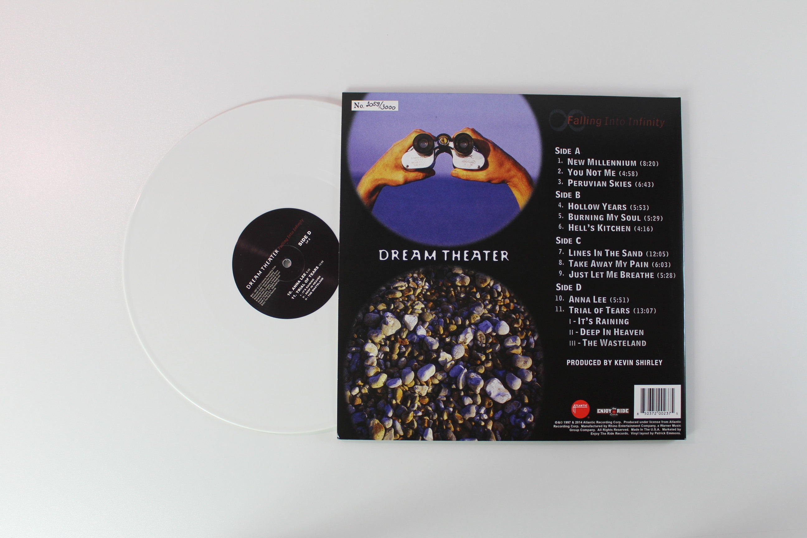 Dream Theater - Falling Into Infinity on Enjoy the Ride Numbered White Vinyl Reissue
