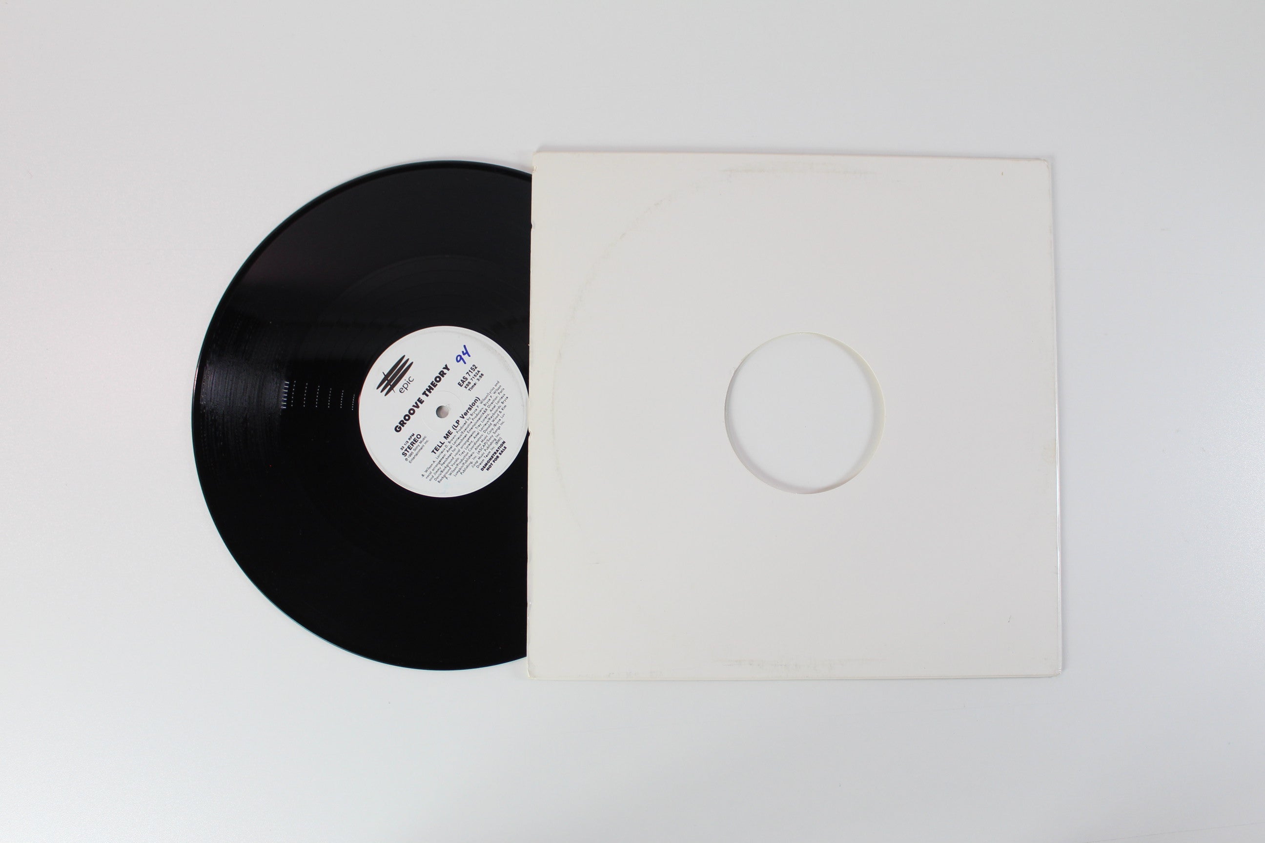 Groove Theory - Tell Me on Epic - 12" Single - Promo