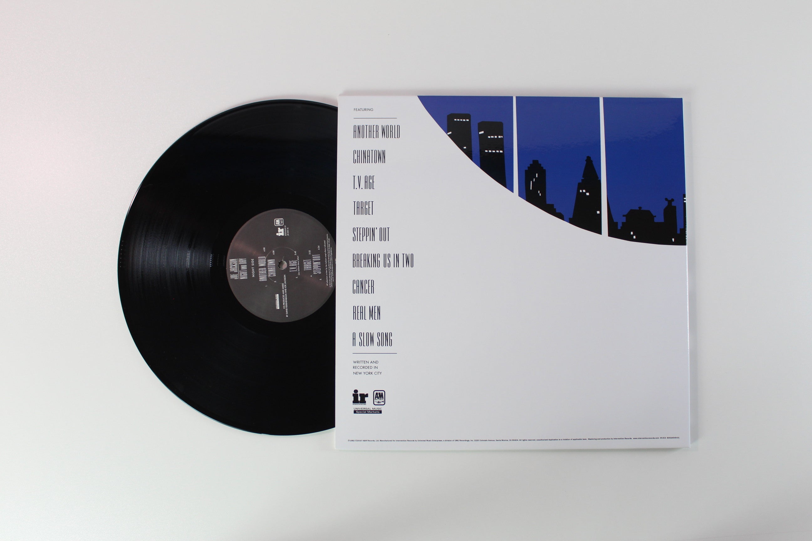 Joe Jackson - Night And Day on Intervention 180 Gram Reissue
