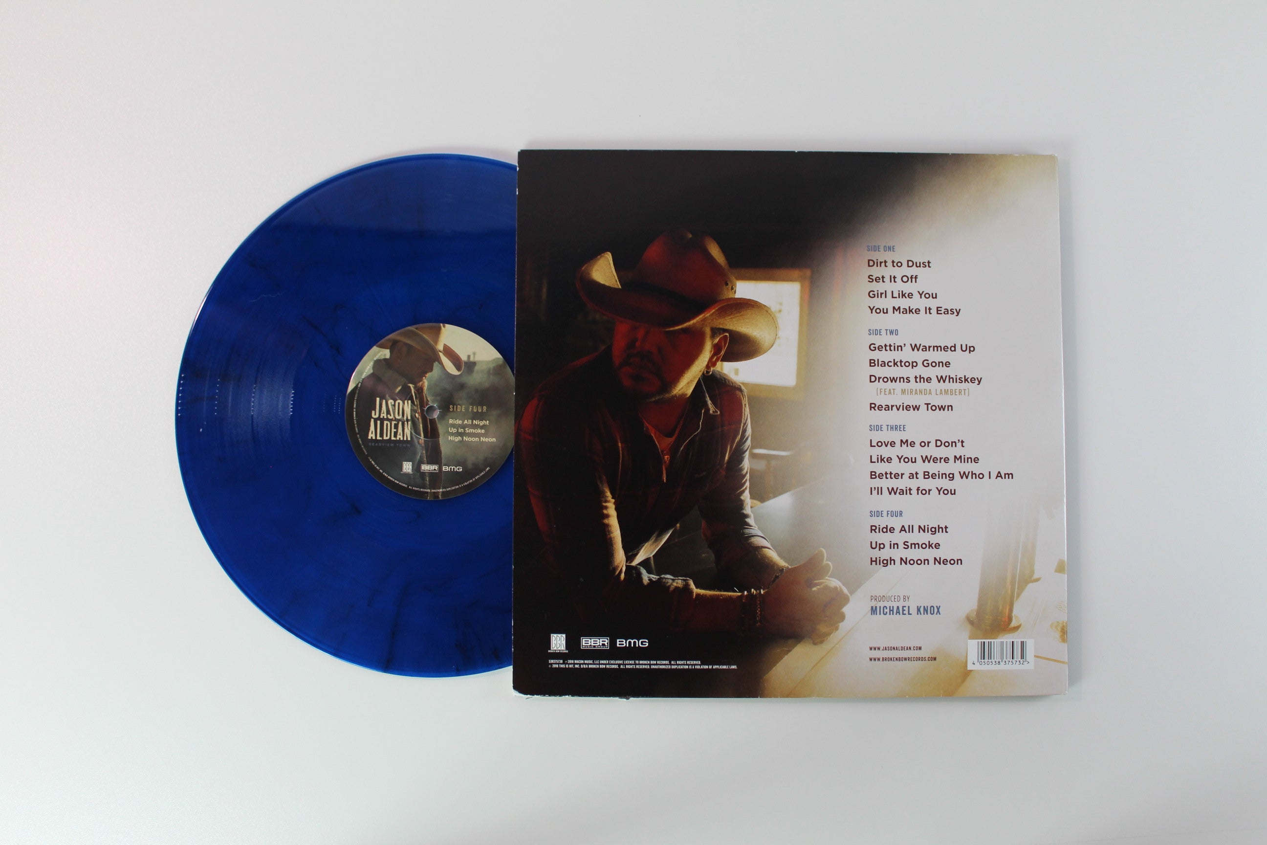 Jason Aldean - Rearview Town on Broken Bow Blue With Black Smoke