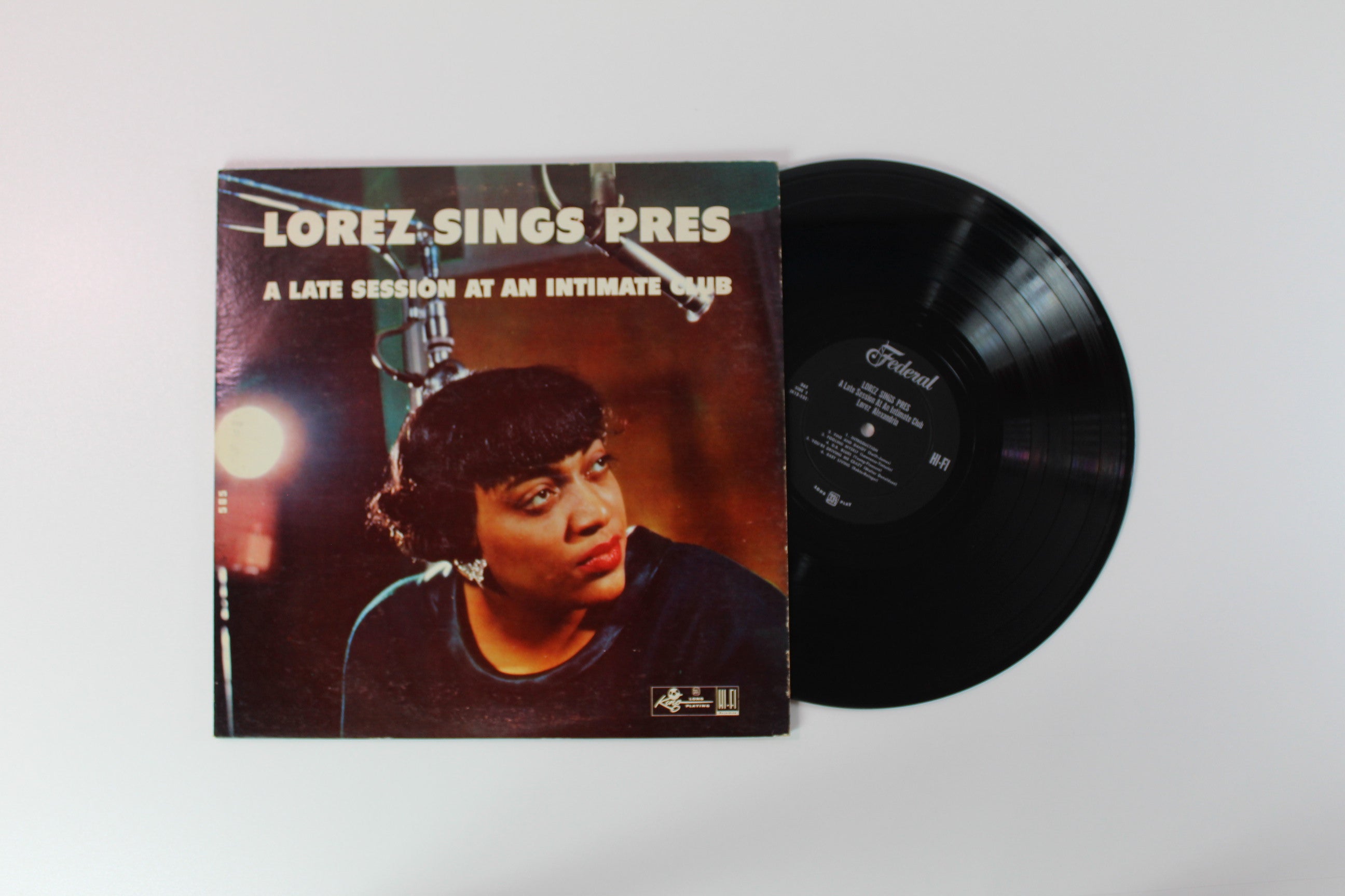 Lorez Alexandria - Lorez Sings Pres on Federal Mono