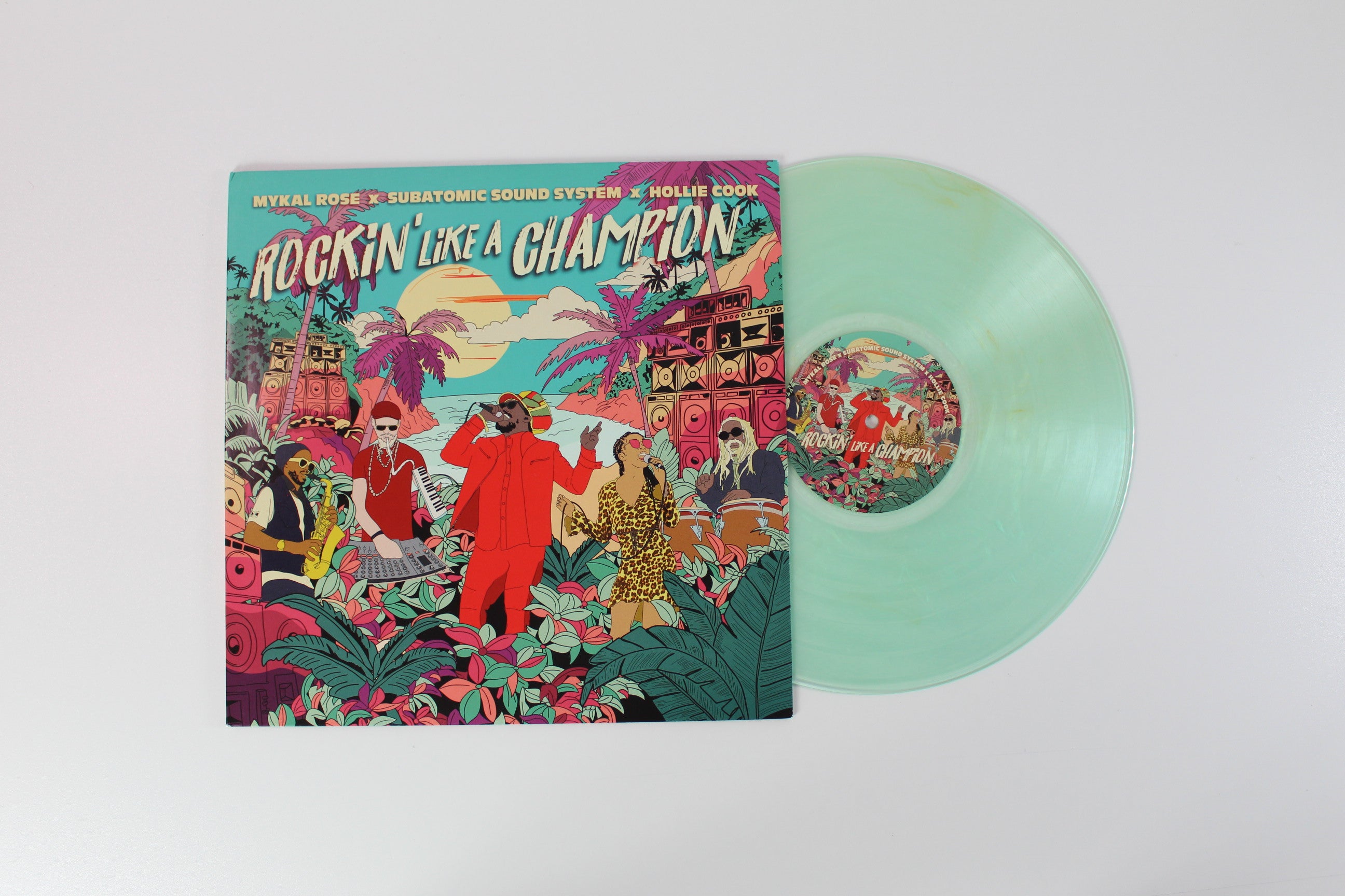 Michael Rose, Subatomic Sound System, Hollie Cook - Rockin' Like A Champion on DubShot Records - Colored Vinyl
