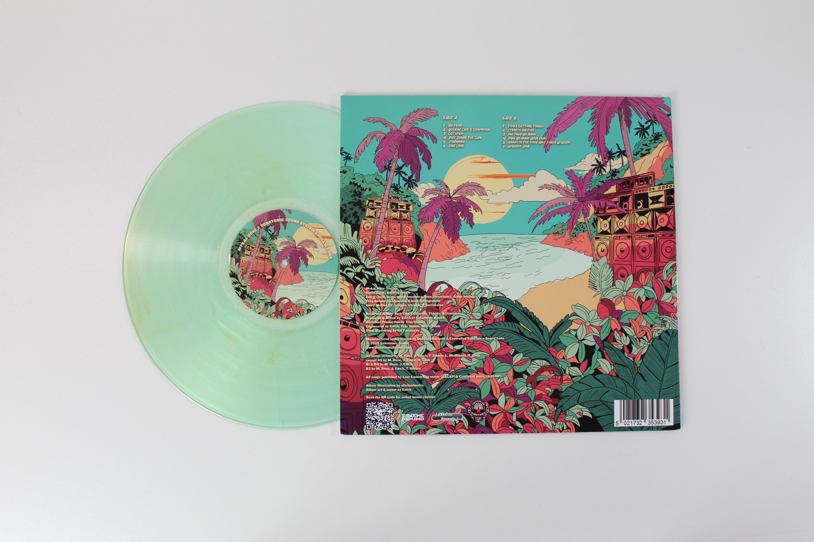 Michael Rose, Subatomic Sound System, Hollie Cook - Rockin' Like A Champion on DubShot Records - Colored Vinyl