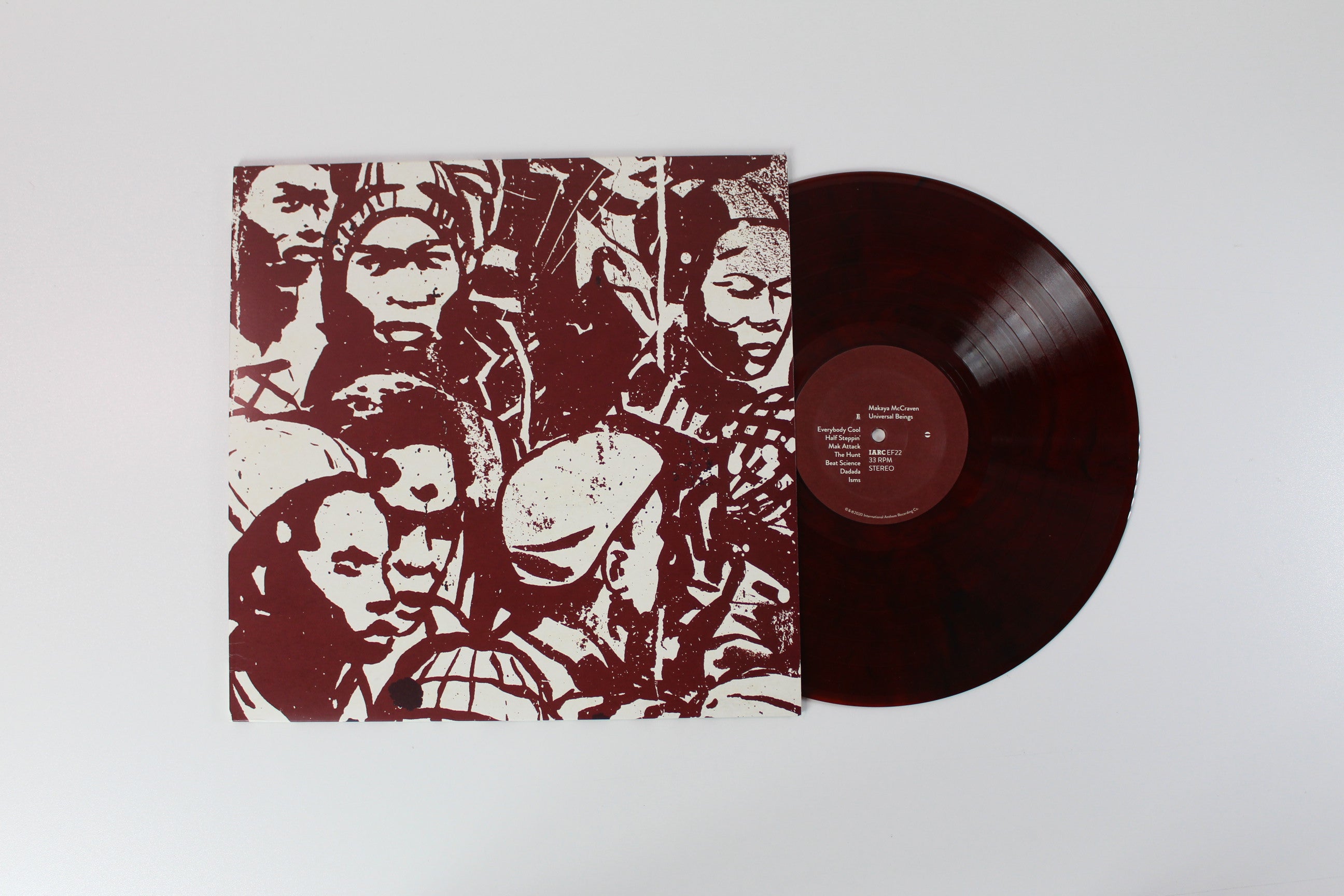 Makaya McCraven - Universal Beings E&F Sides on International Anthem Recording Company - Mahogany, Pellucid Colored Vinyl