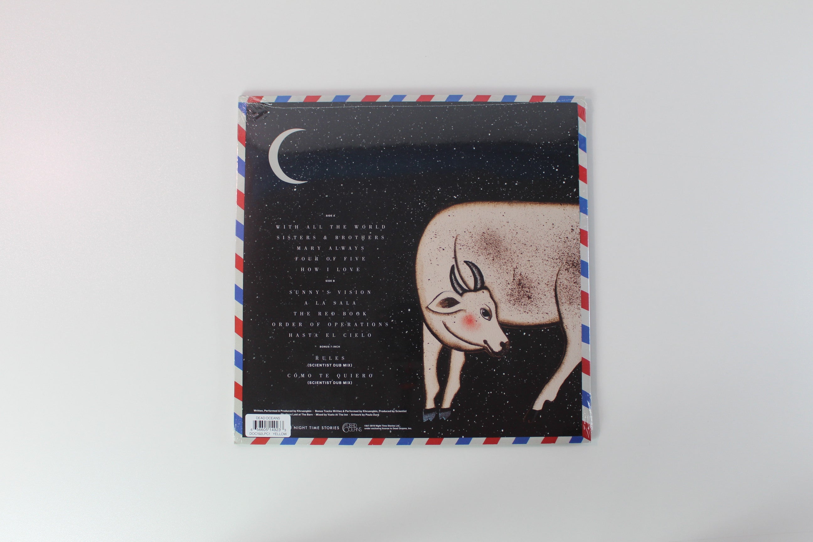 Khruangbin - Hasta El Cielo on Dead Oceans Ltd Yellow Vinyl With 7" Sealed