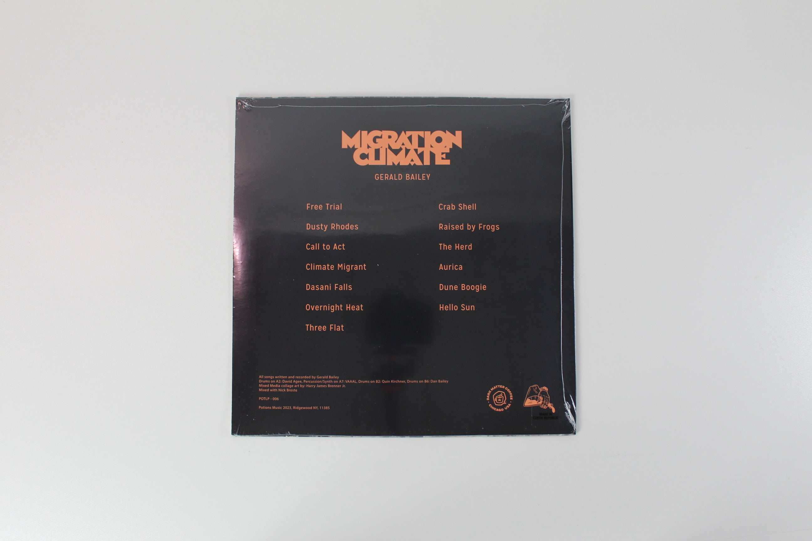 Gerald Bailey - Migration Climate on Potions Music - Sealed