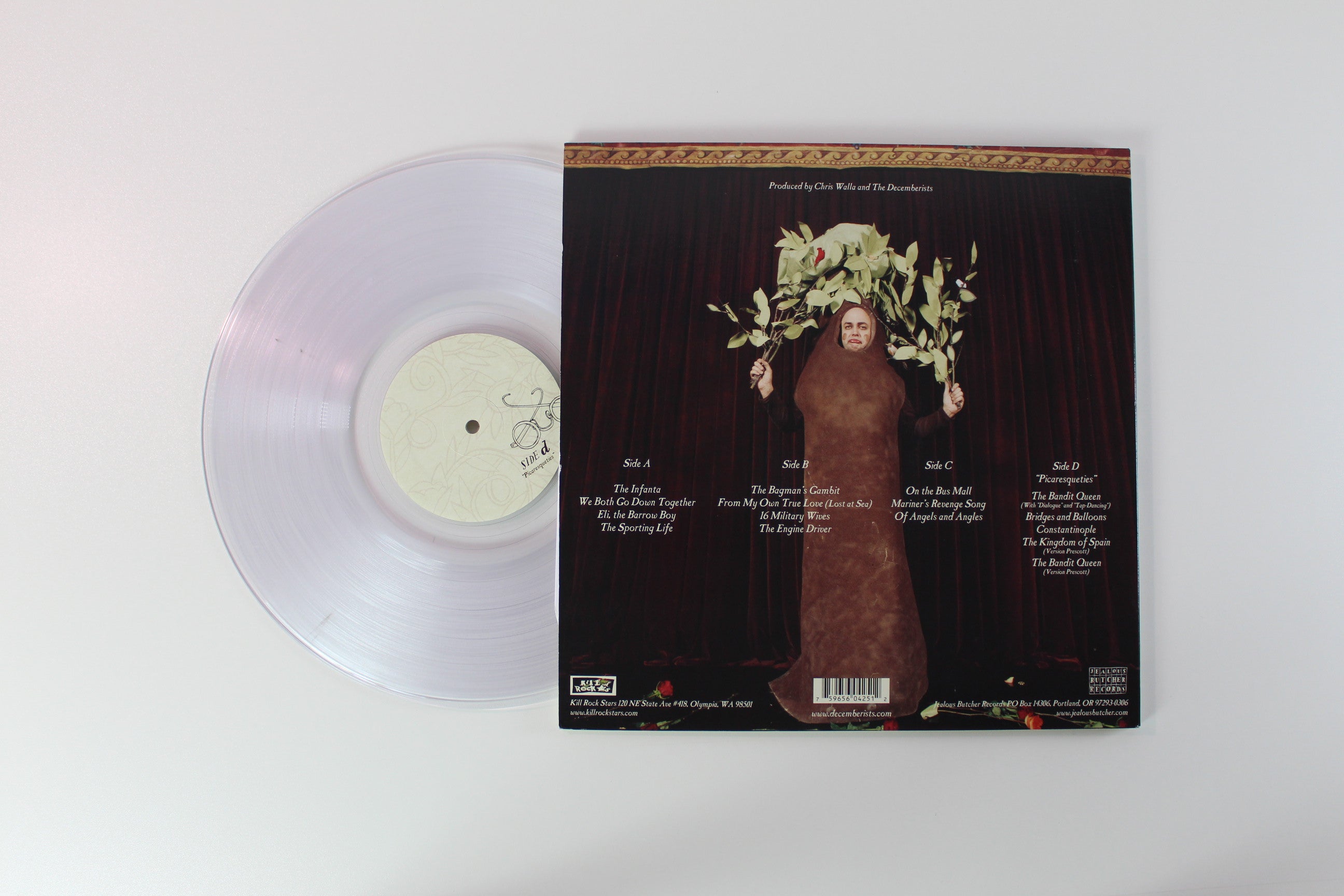 The Decemberists - Picaresque on Kill Rock Stars Ltd Clear Vinyl Reissue