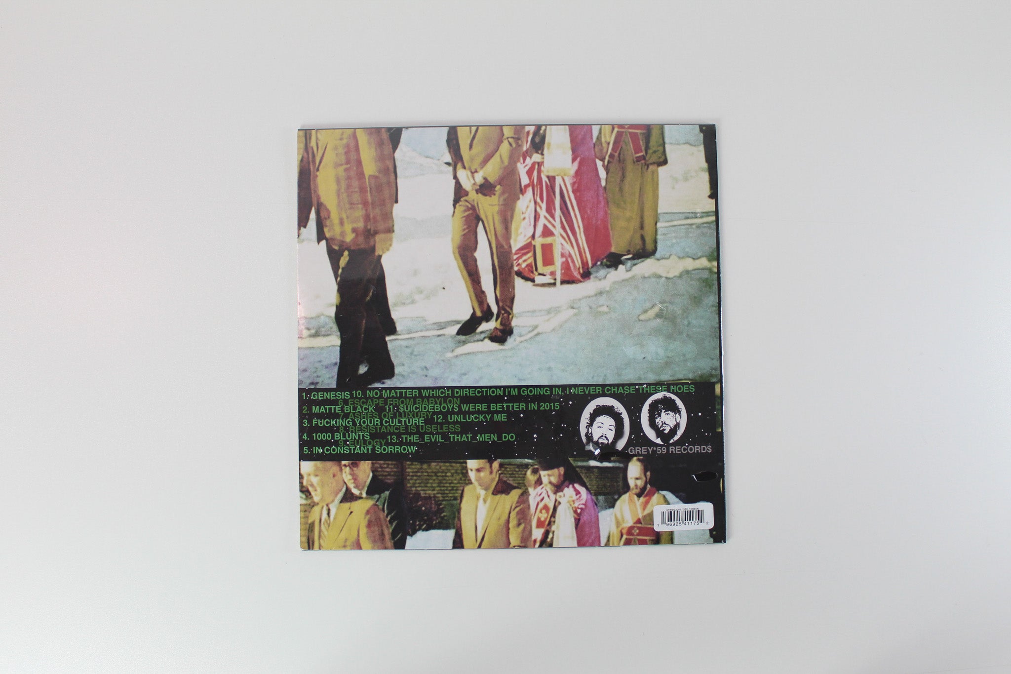 $uicideboy$ - Sing Me a Lullaby, My Sweet Temptation on G*59 Records - Sealed - Green Vinyl