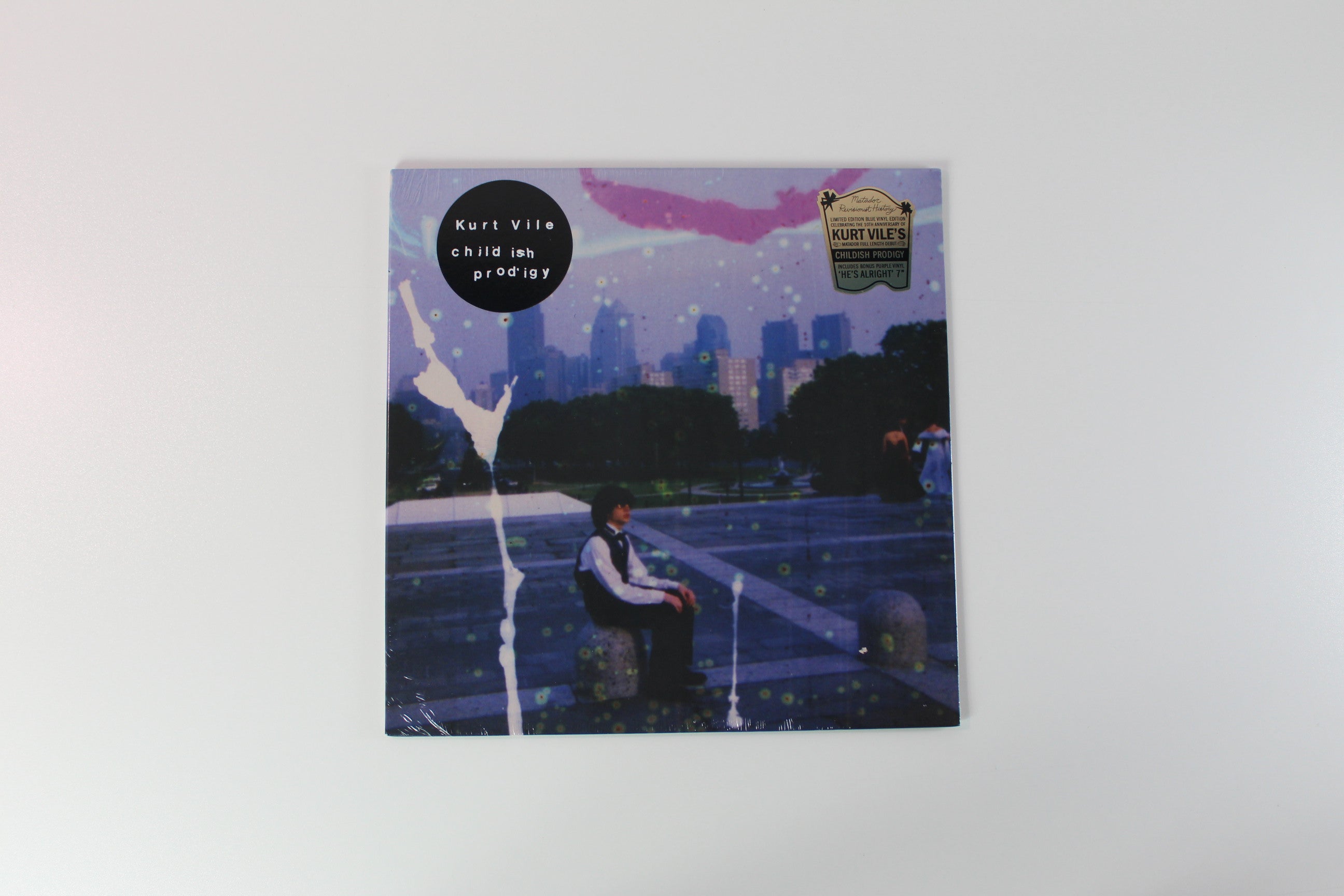 Kurt Vile - Childish Prodigy on Matador Ltd Blue Vinyl Reissue With Purple Vinyl 7" Sealed