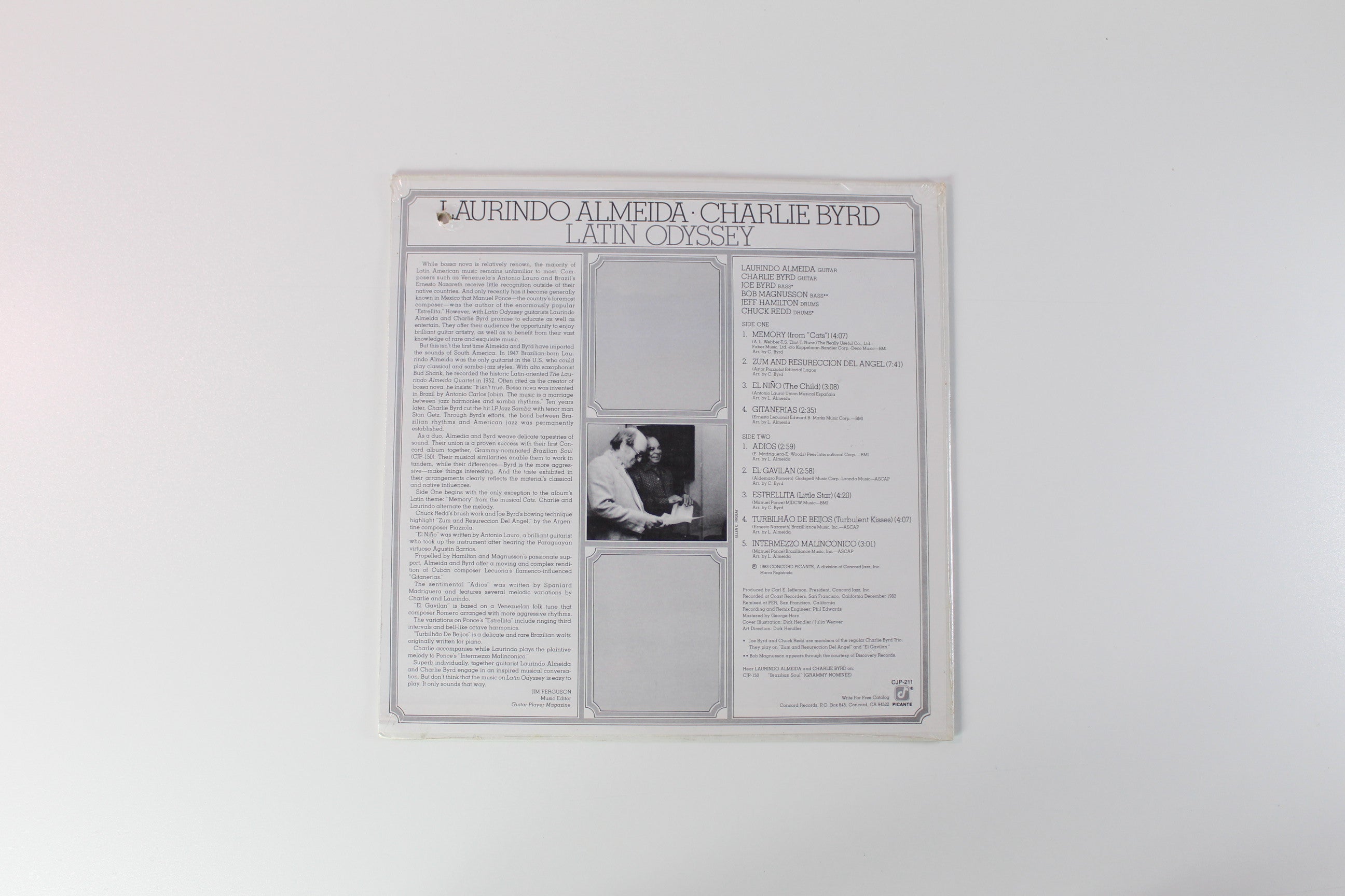 Laurindo Almeida - Latin Odyssey on Concord Jazz Picante Sealed