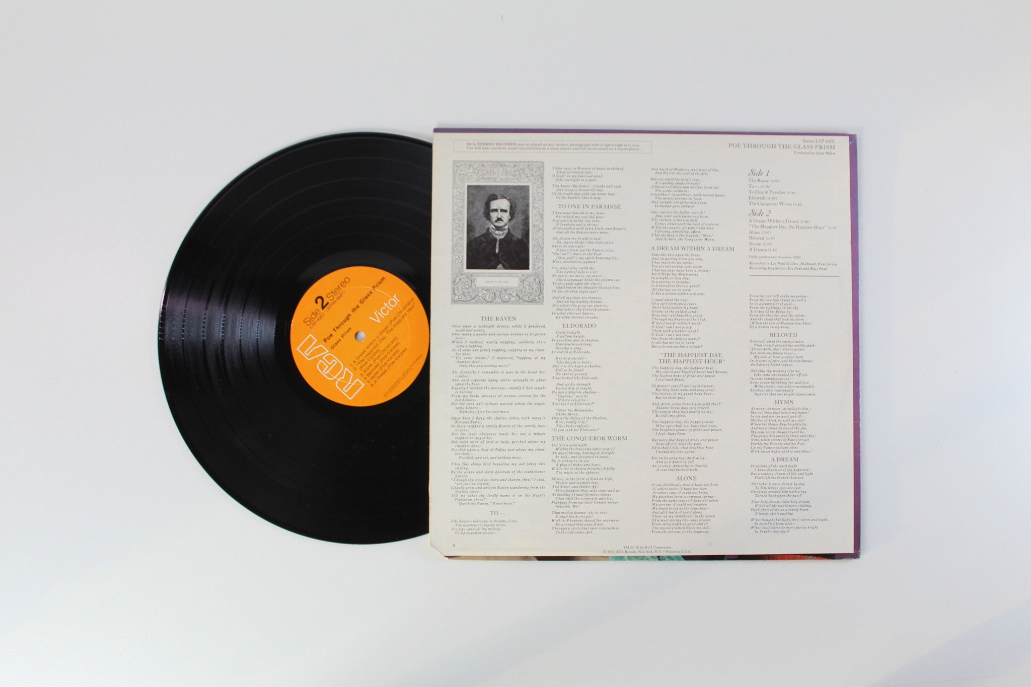 Glass Prism - Poe Through The Glass Prism on RCA Victor - Stereo