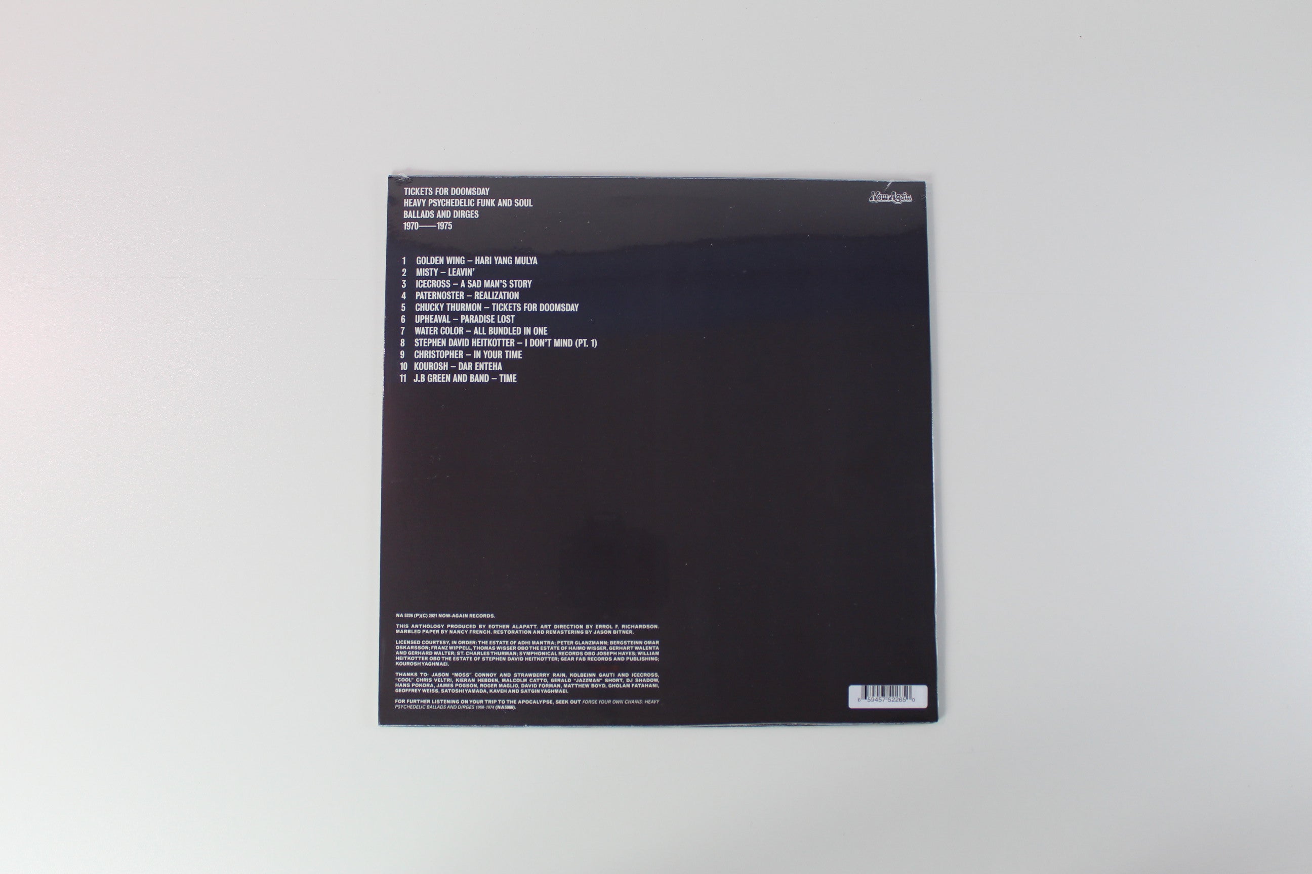 Various - Tickets For Doomsday: Heavy Psychedelic Funk And Soul (Ballads And Dirges 1970-1975) on Now Again RSD BF 2021 Sealed