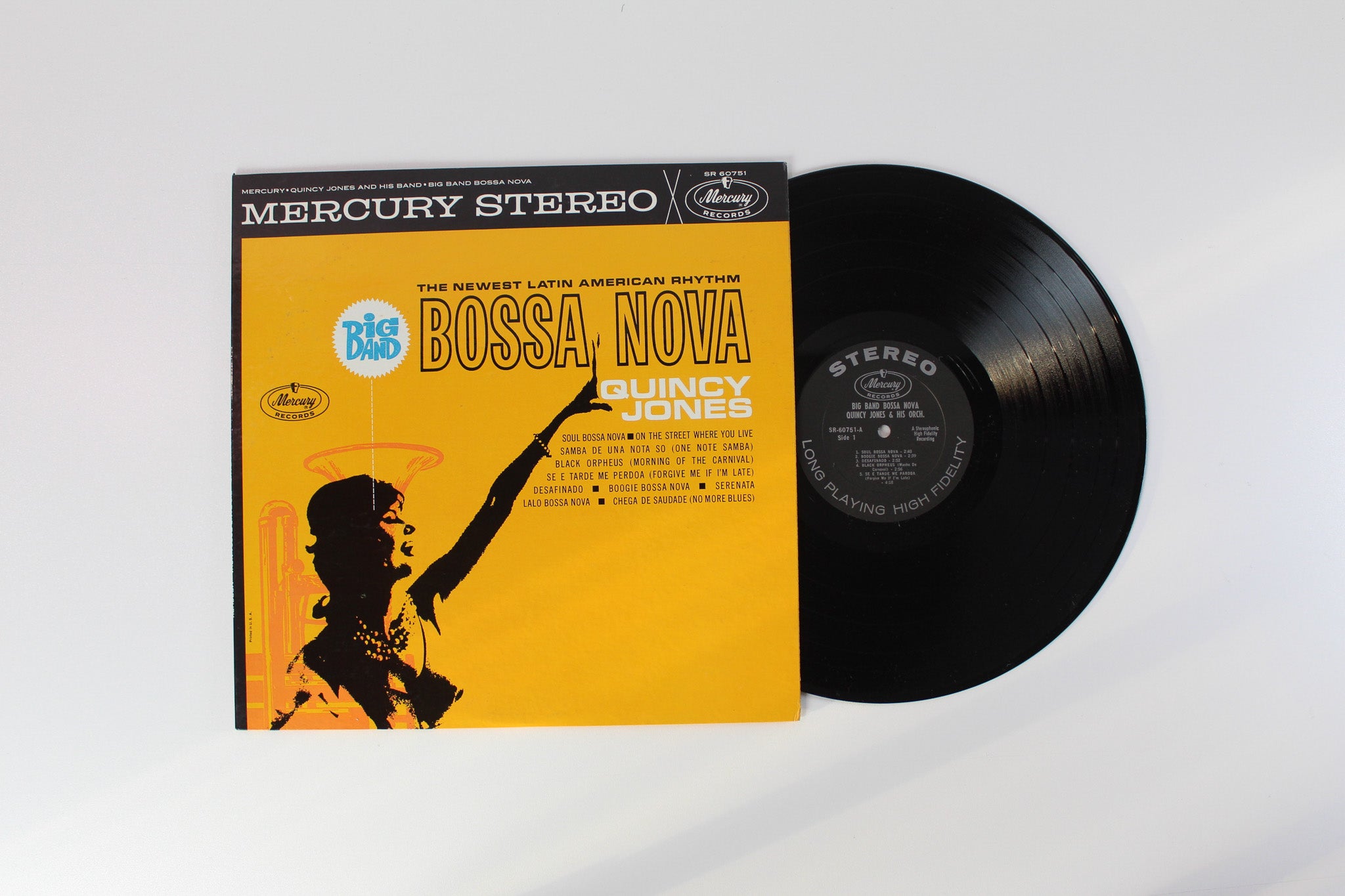 Quincy Jones And His Orchestra - Big Band Bossa Nova on Mercury - Stereo