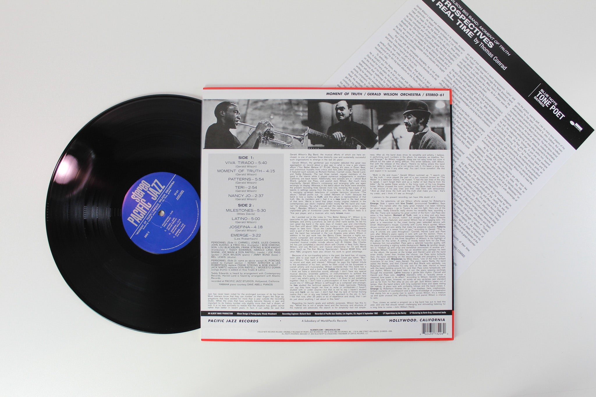 Gerald Wilson Orchestra - Moment Of Truth on Pacific Jazz - Blue Note Tone Poet Series