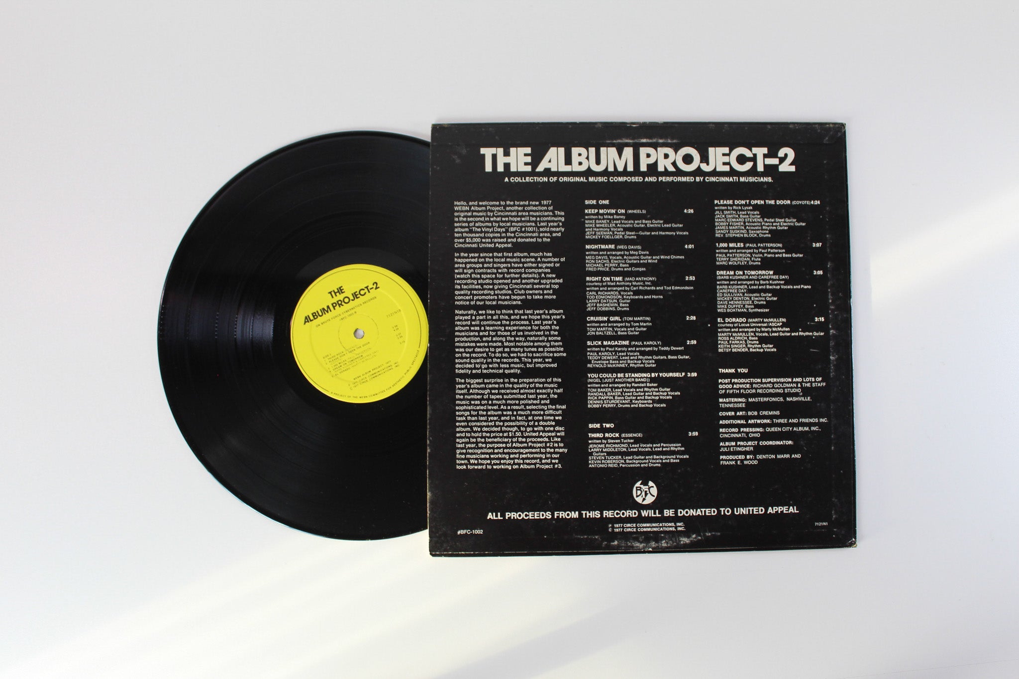 Various - WEBN - The Album Project #2 on Brute Force Cybernetics Records