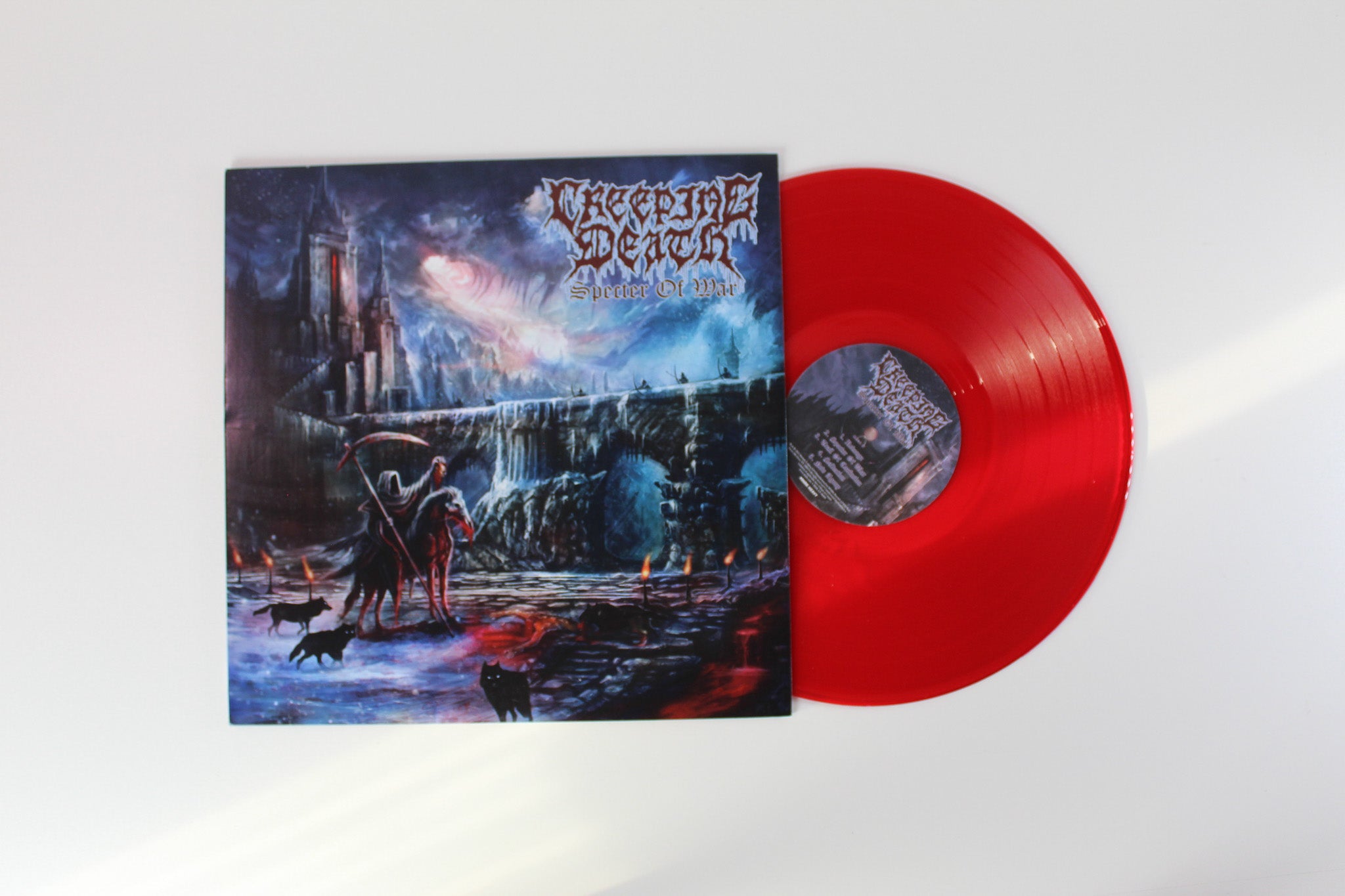 Creeping Death - Specter Of War on MNRK Heavy - Single Sided Red Vinyl