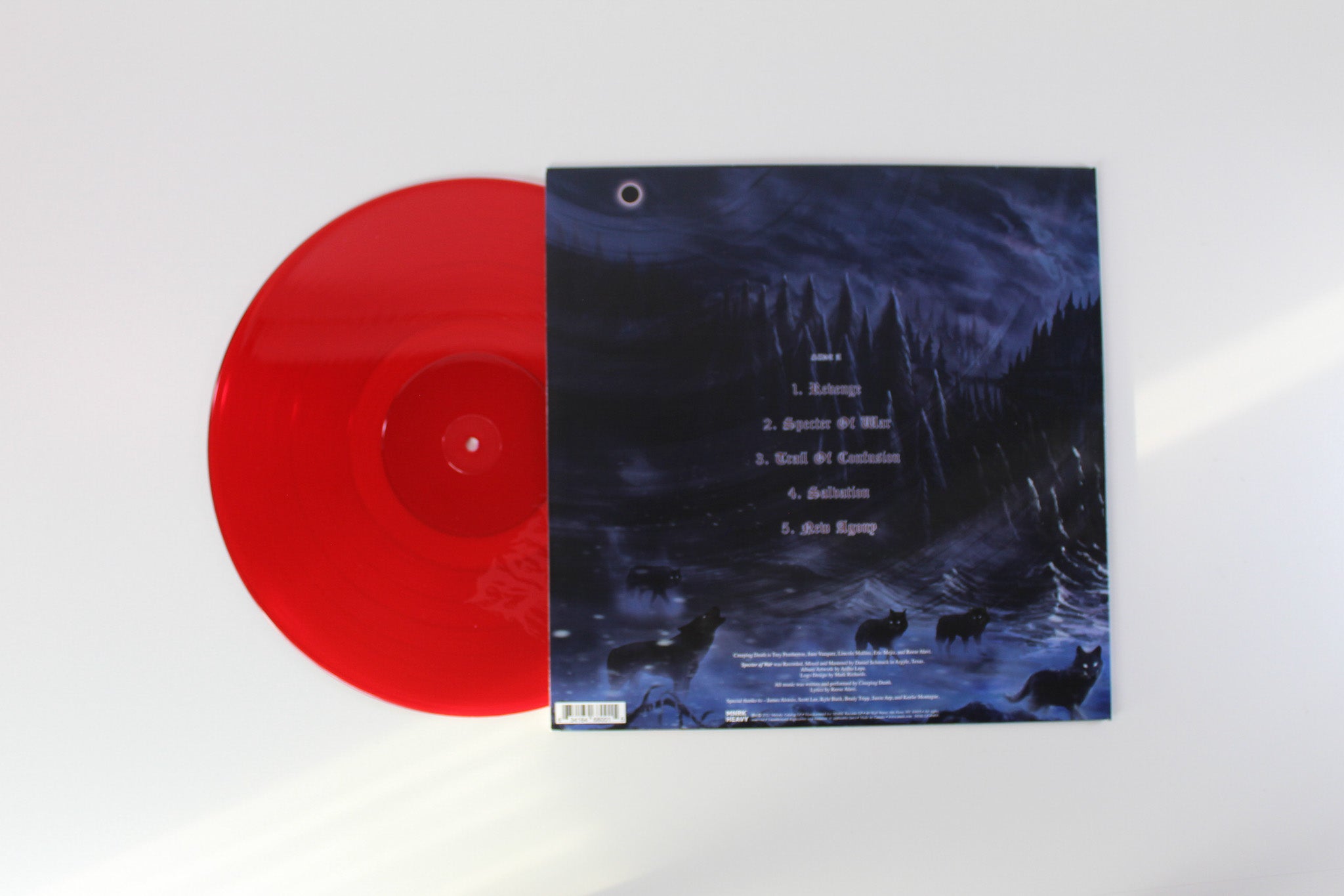 Creeping Death - Specter Of War on MNRK Heavy - Single Sided Red Vinyl