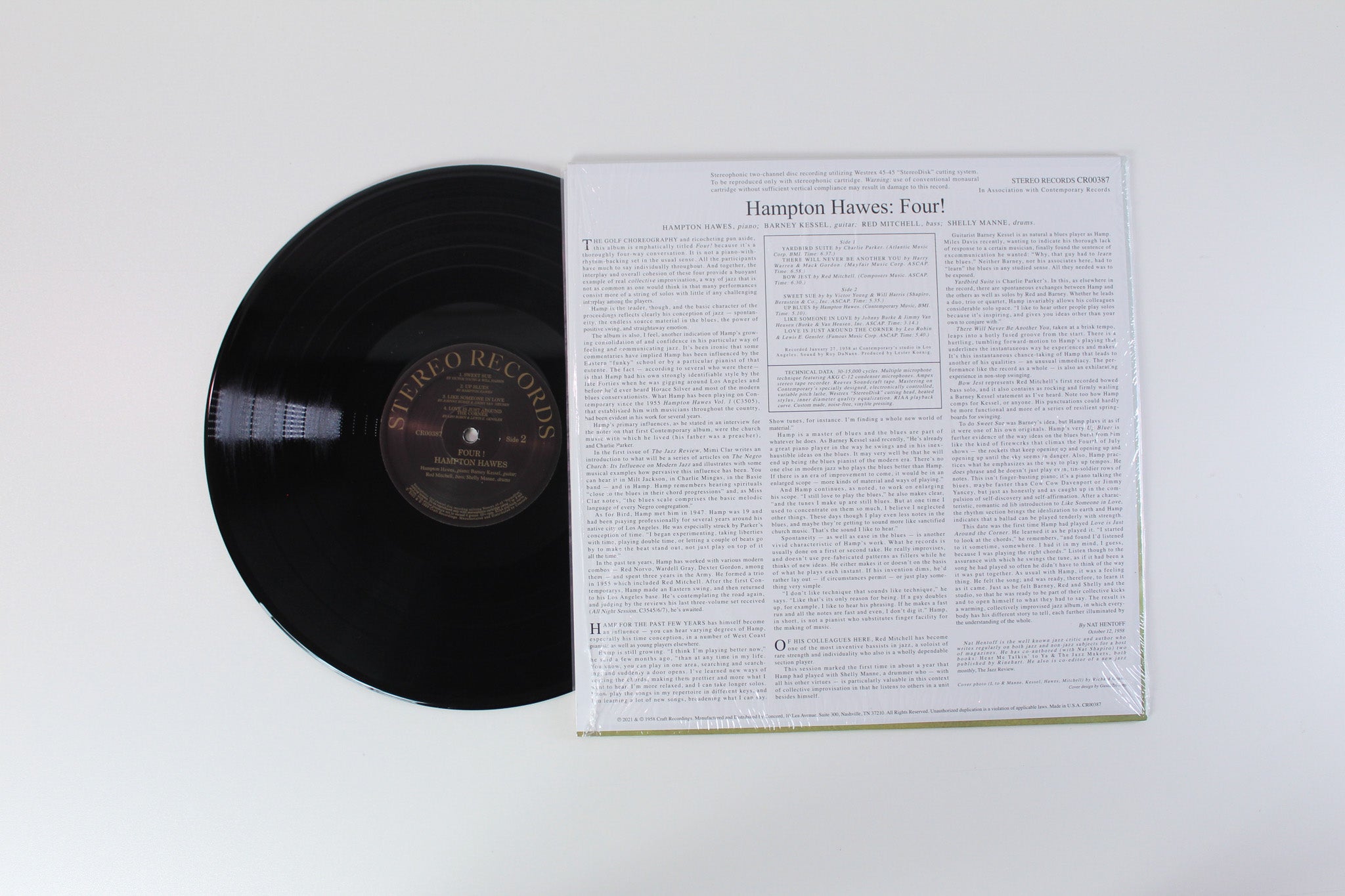 Hampton Hawes, Barney Kessel, Shelly Manne, Red Mitchell - Four! on Craft Recordings - Contemporary Records Acoustic Sounds Series