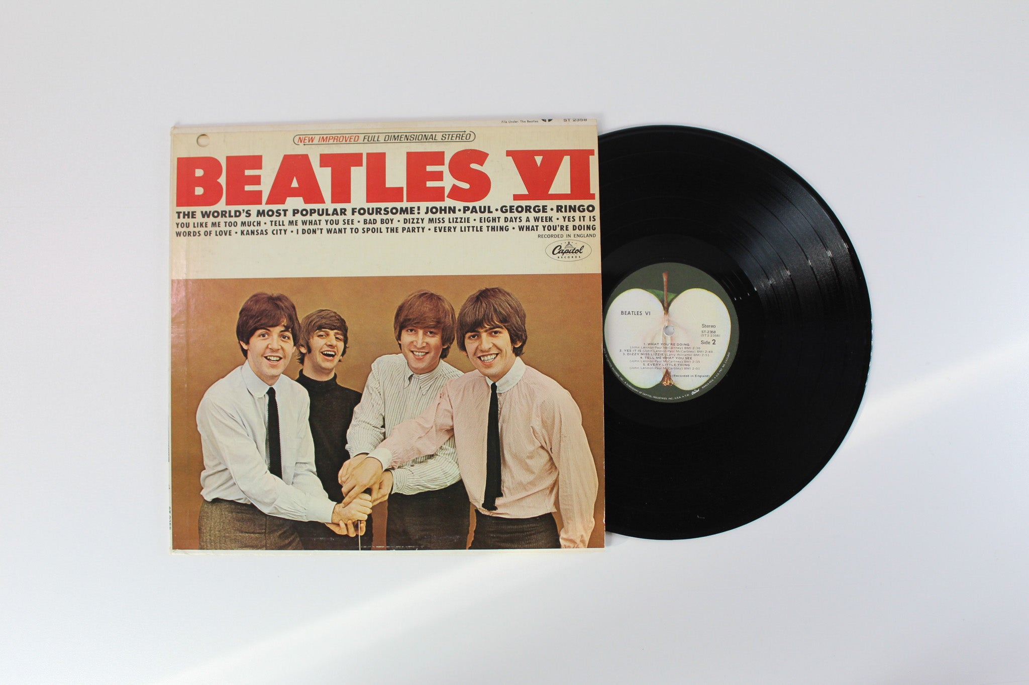 The Beatles - Beatles VI on Capitol Records / Apple Records
