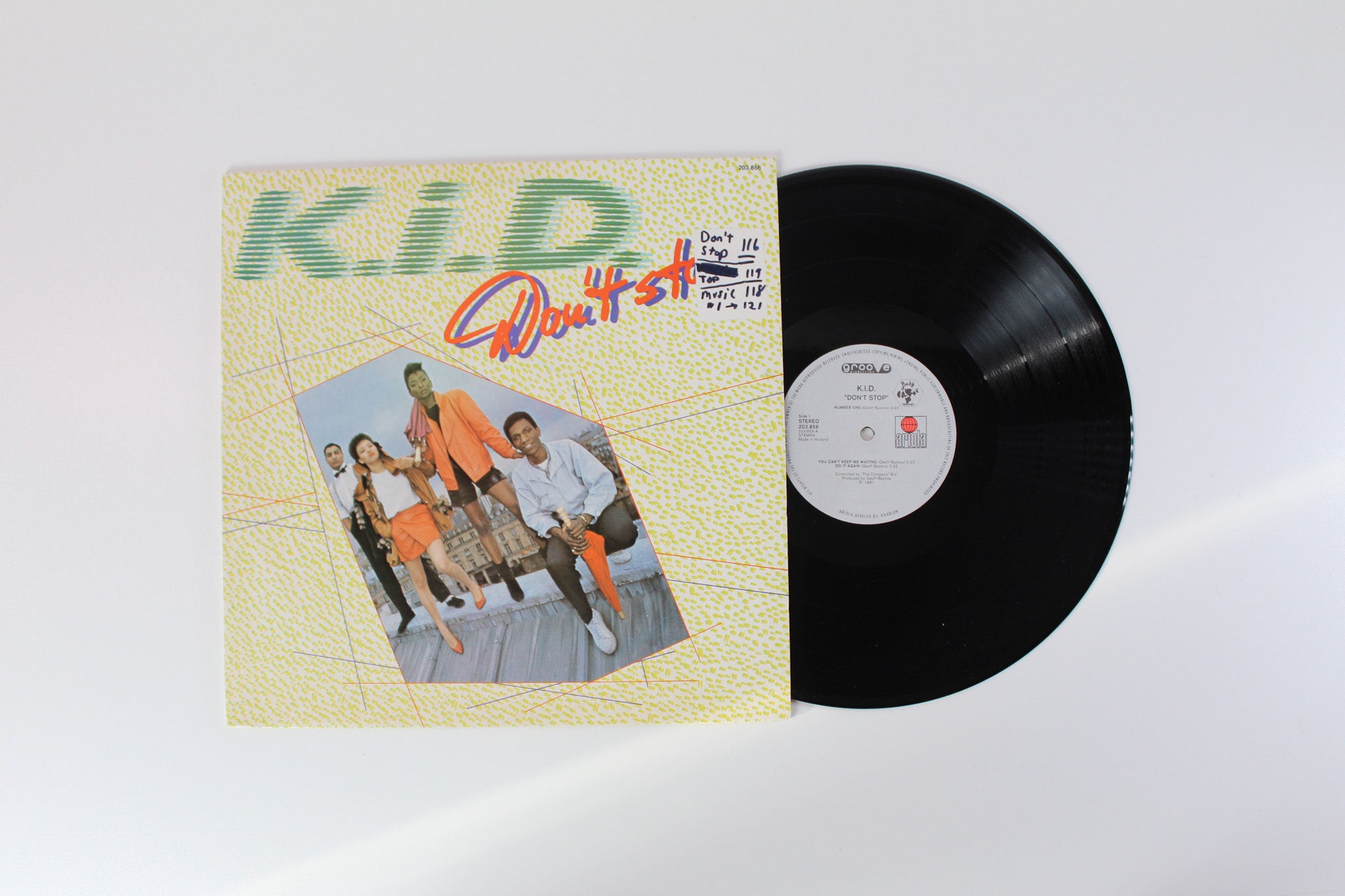 K.I.D. - Don't Stop on Ariola / Baby Records