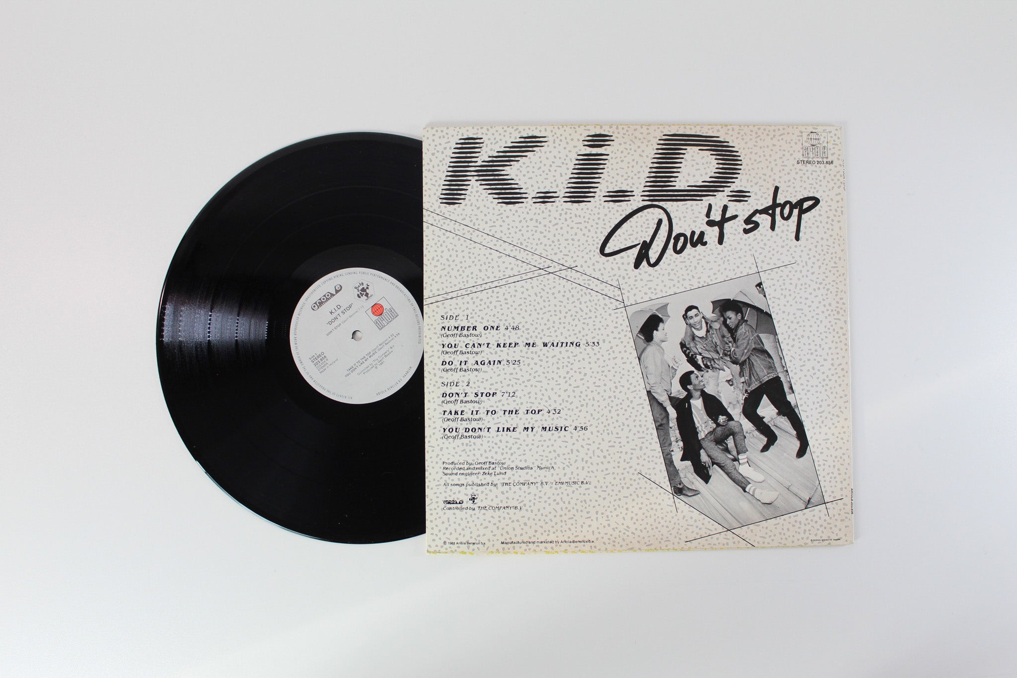 K.I.D. - Don't Stop on Ariola / Baby Records