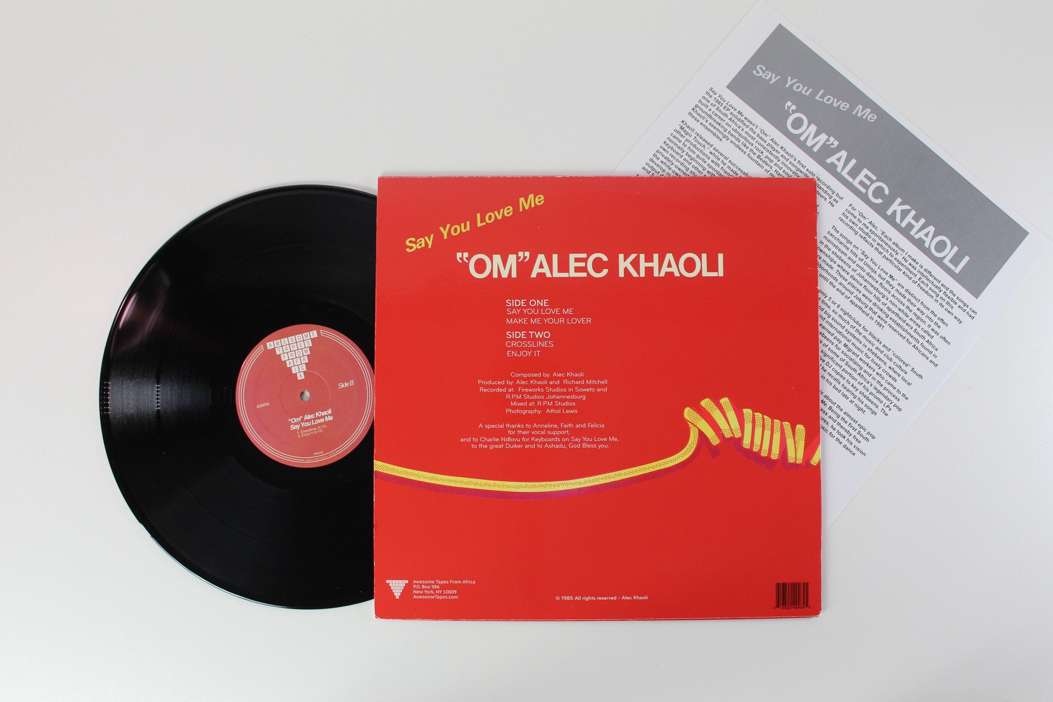 Alec Khaoli - Say You Love Me on Awesome Tapes From Africa