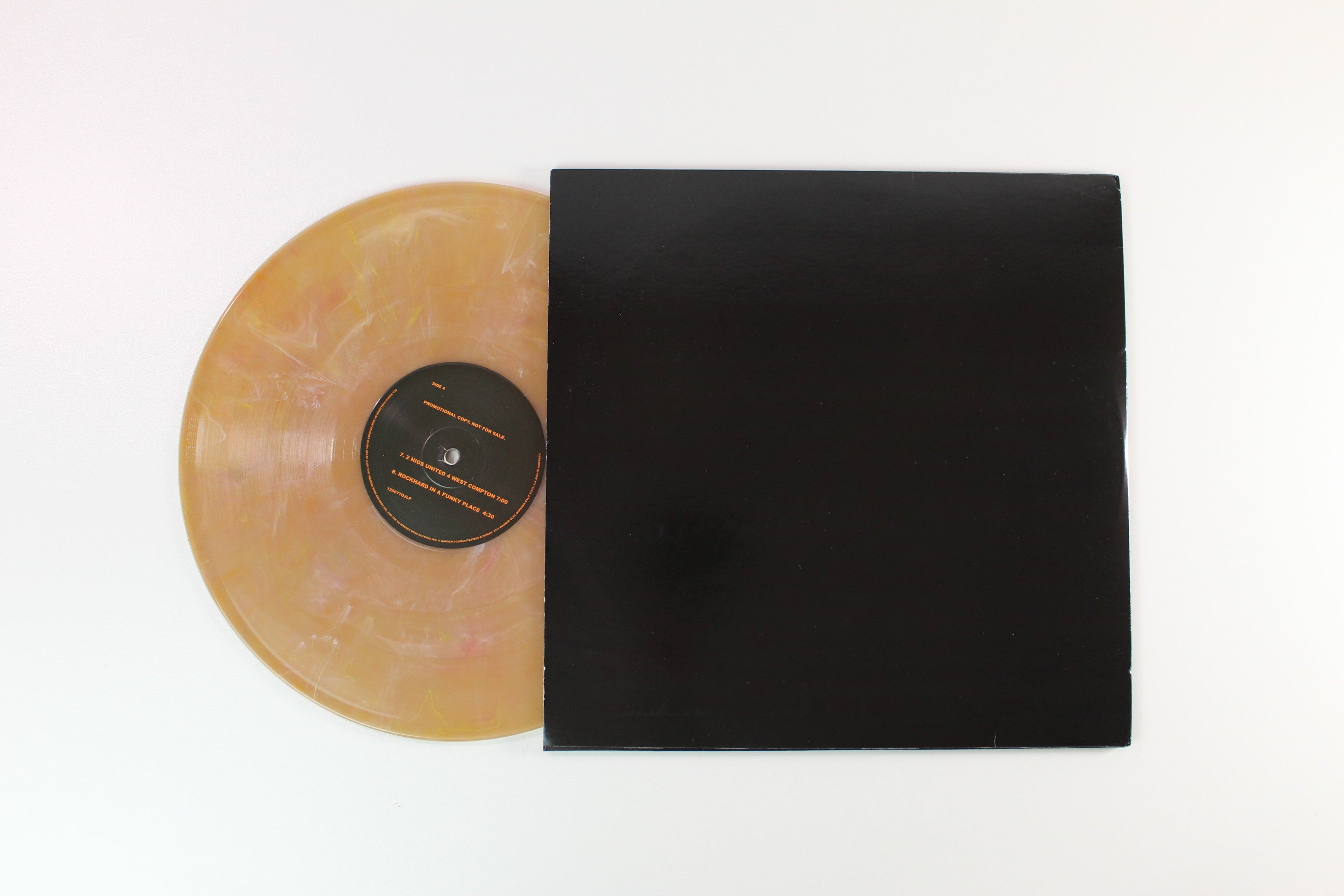 Prince - Black Album Unofficial Release on Tan/Grey Marbled Vinyl