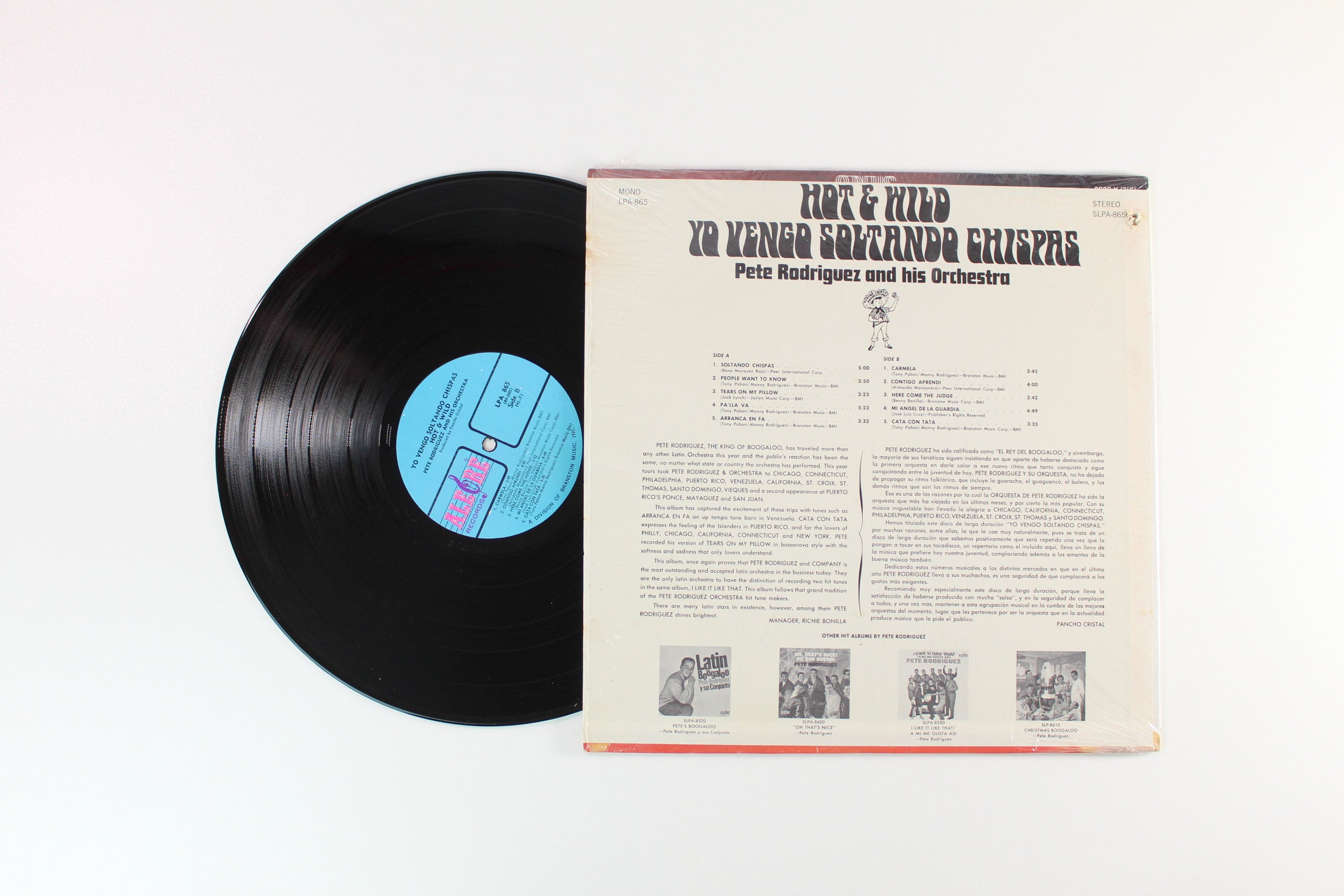 Pete Rodriguez Y Su Orquesta - Hot And Wild - Yo Vengo Soltando Chispas on Alegre Records