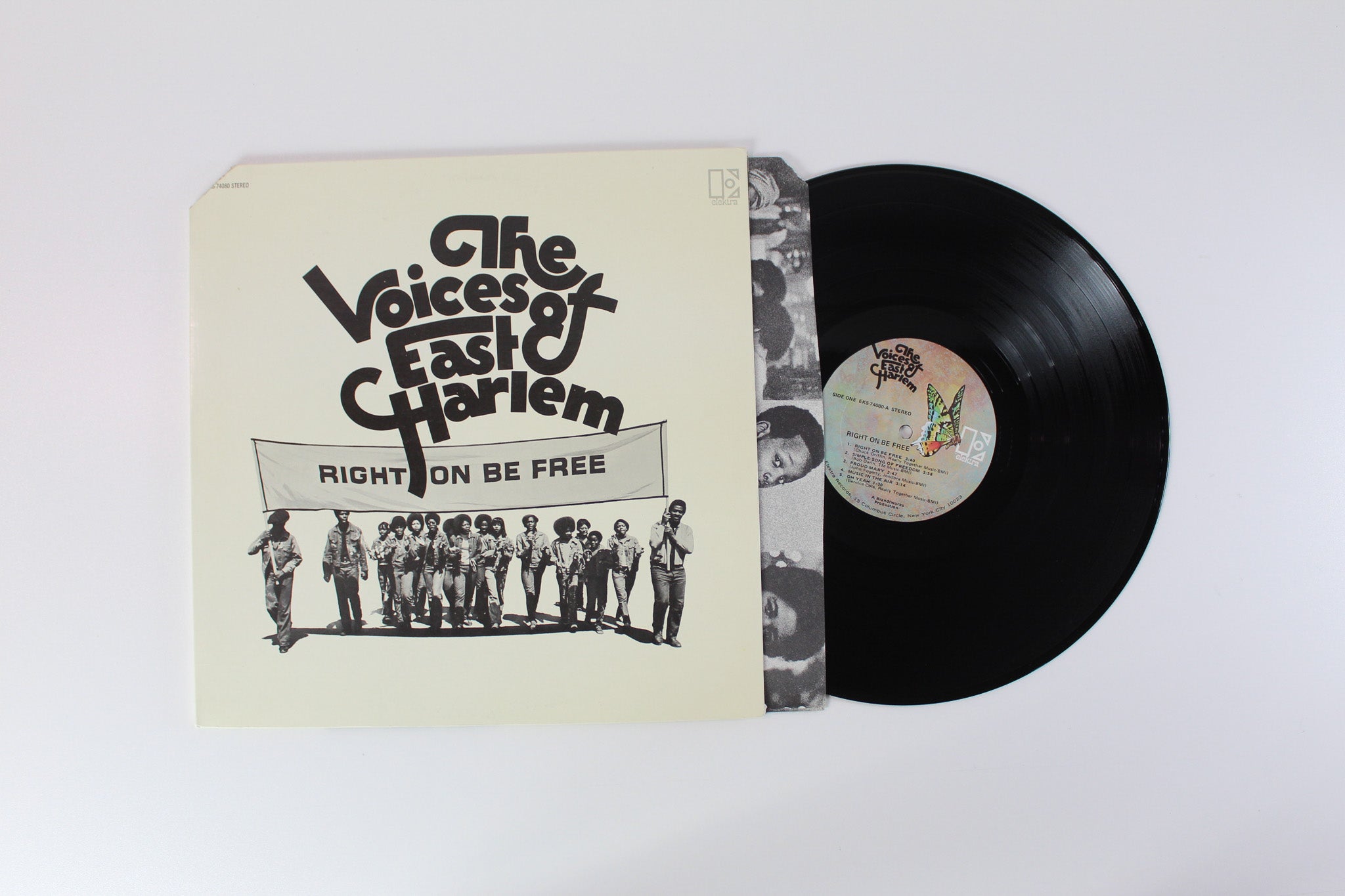 The Voices Of East Harlem - Right On Be Free on Elektra