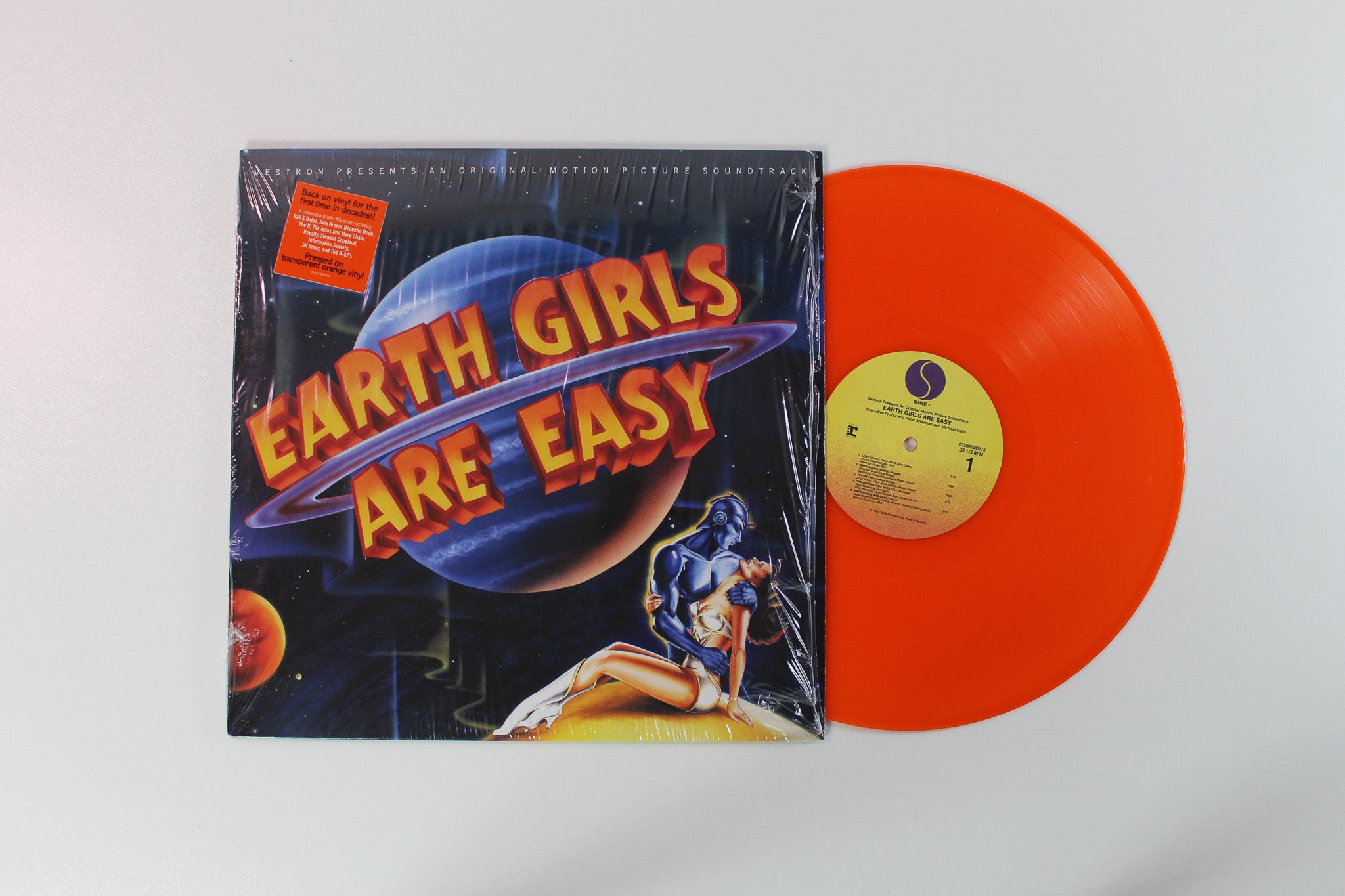 Various - Earth Girls Are Easy (Original Motion Picture Soundtrack) on Reprise Records / Sire - Orange Vinyl