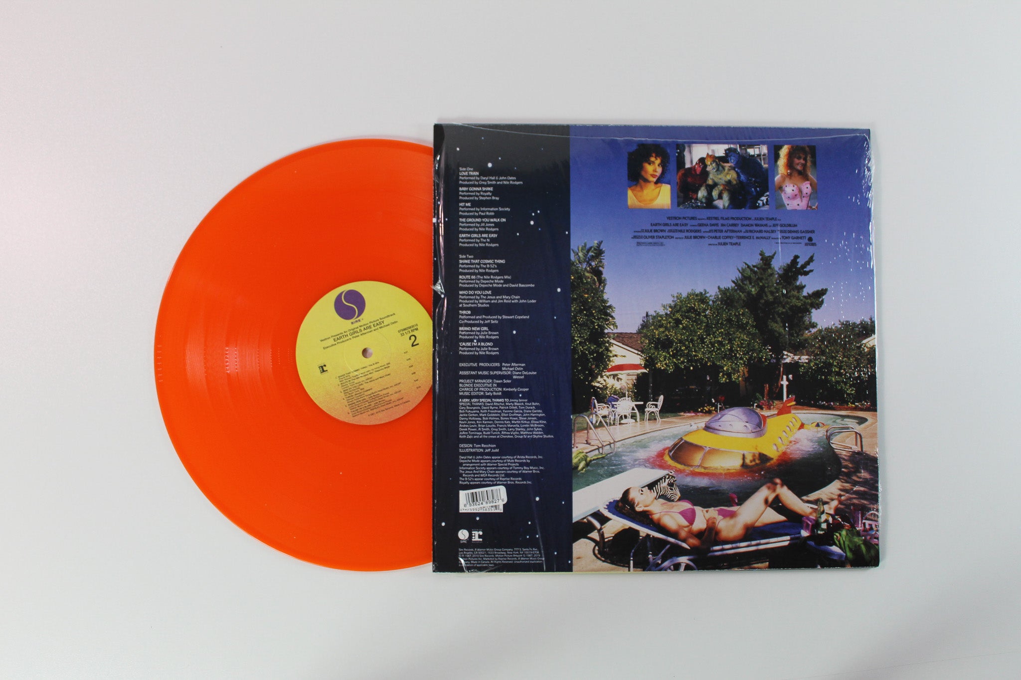 Various - Earth Girls Are Easy (Original Motion Picture Soundtrack) on Reprise Records / Sire - Orange Vinyl