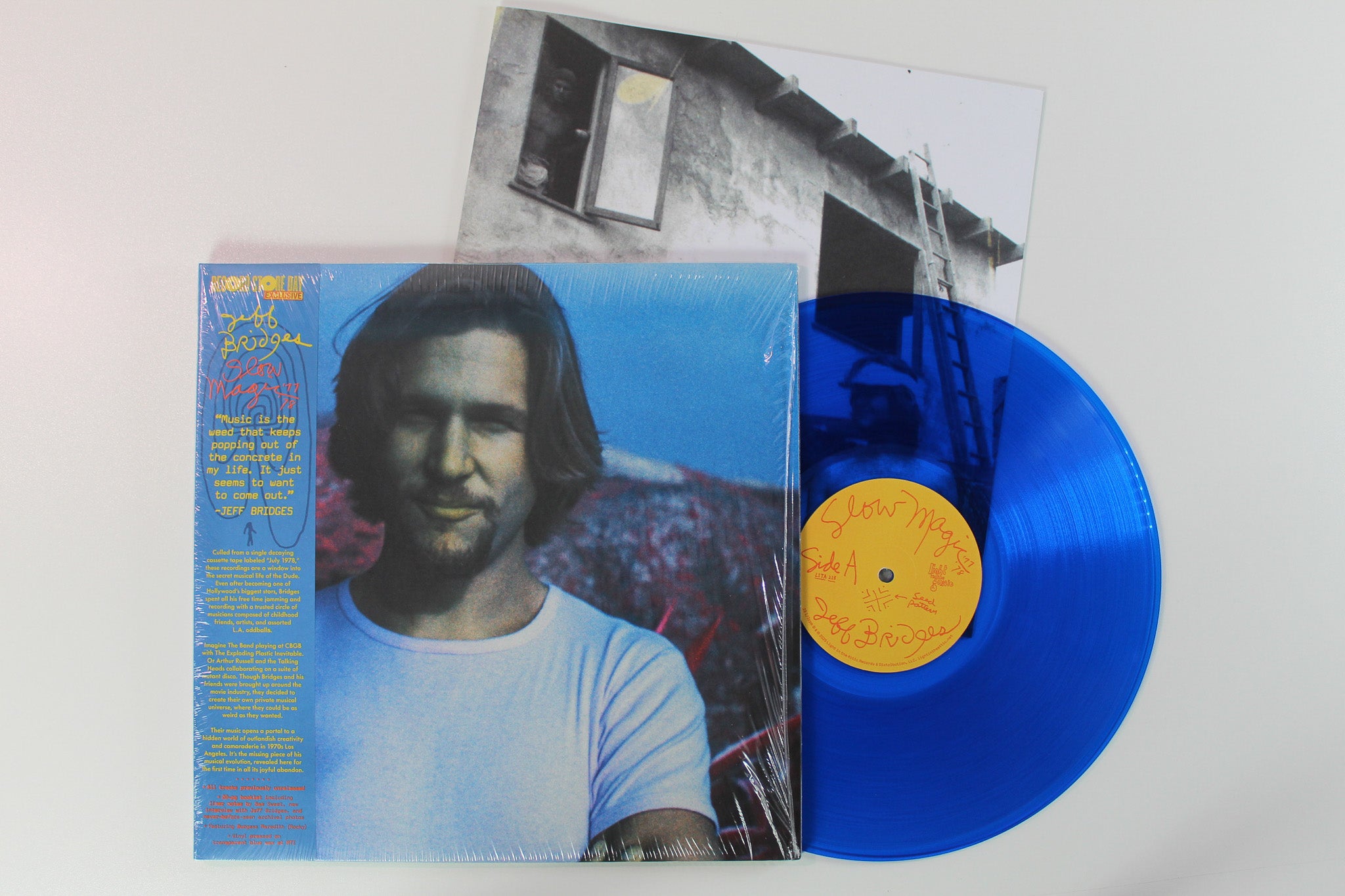 Jeff Bridges - Slow Magic, 1977-1978 on Light In The Attic - Blue Vinyl