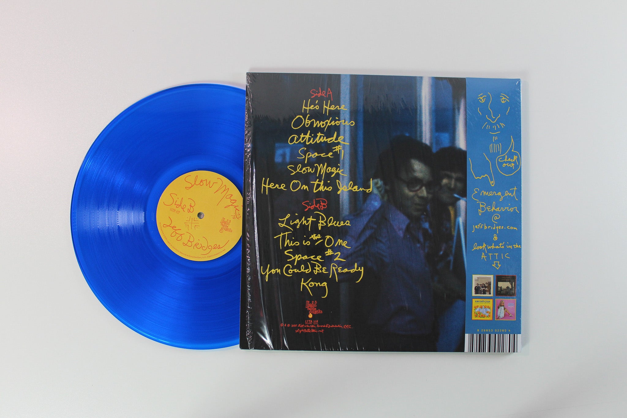 Jeff Bridges - Slow Magic, 1977-1978 on Light In The Attic - Blue Vinyl