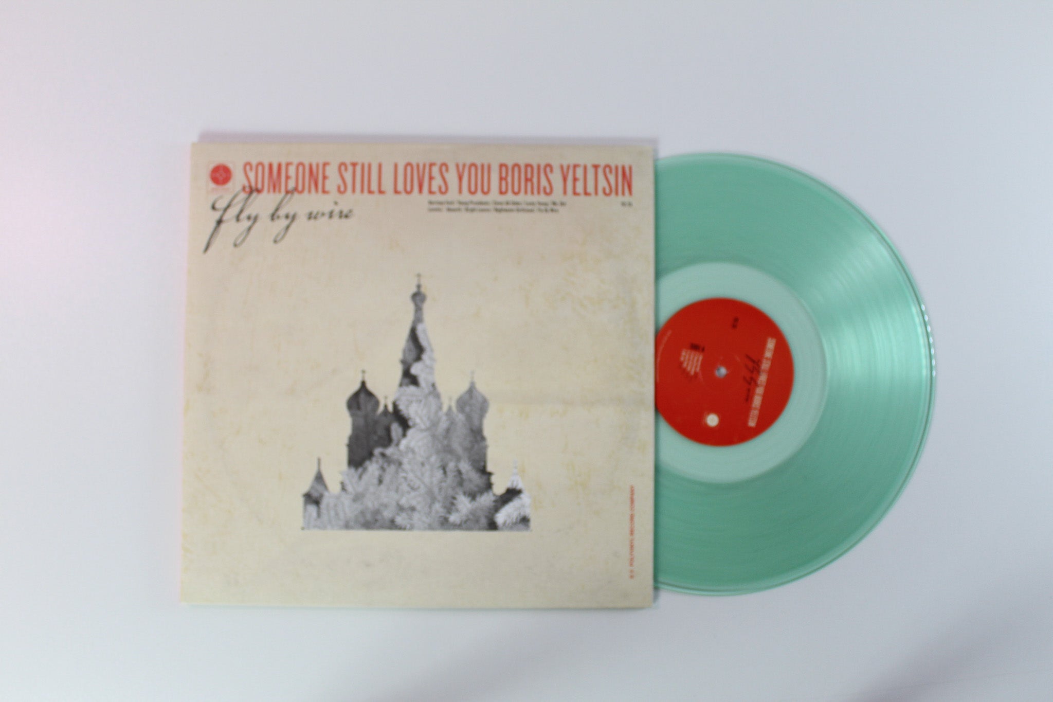 Someone Still Loves You Boris Yeltsin - Fly By Wire on Polyvinyl Record Company - Coke Bottle Clear Vinyl