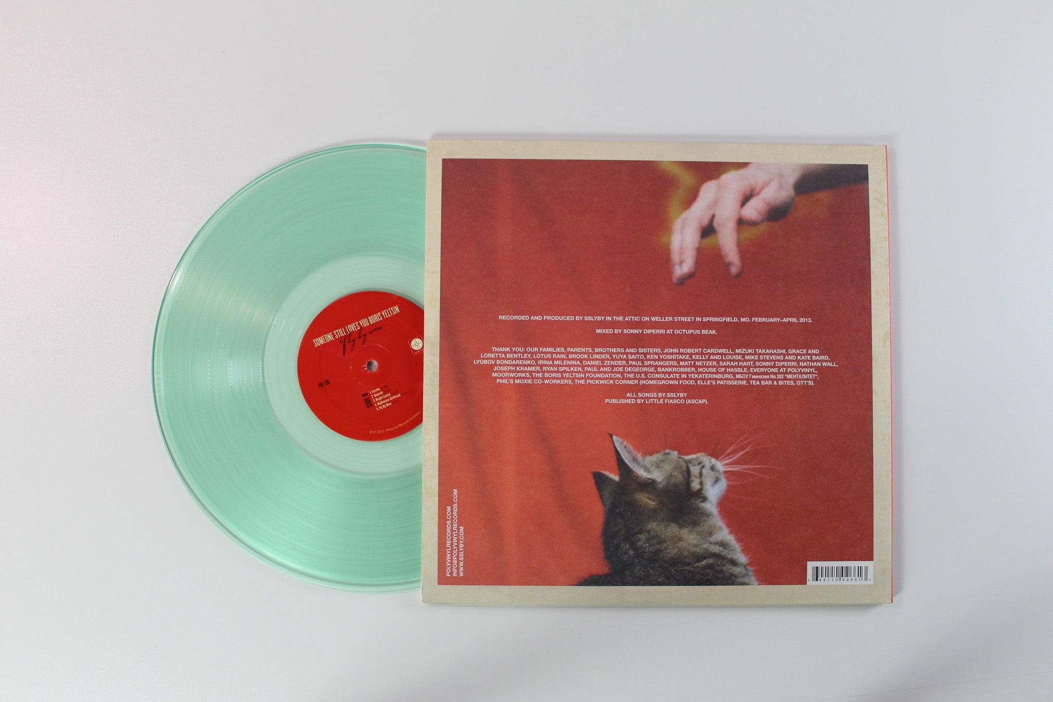 Someone Still Loves You Boris Yeltsin - Fly By Wire on Polyvinyl Record Company - Coke Bottle Clear Vinyl