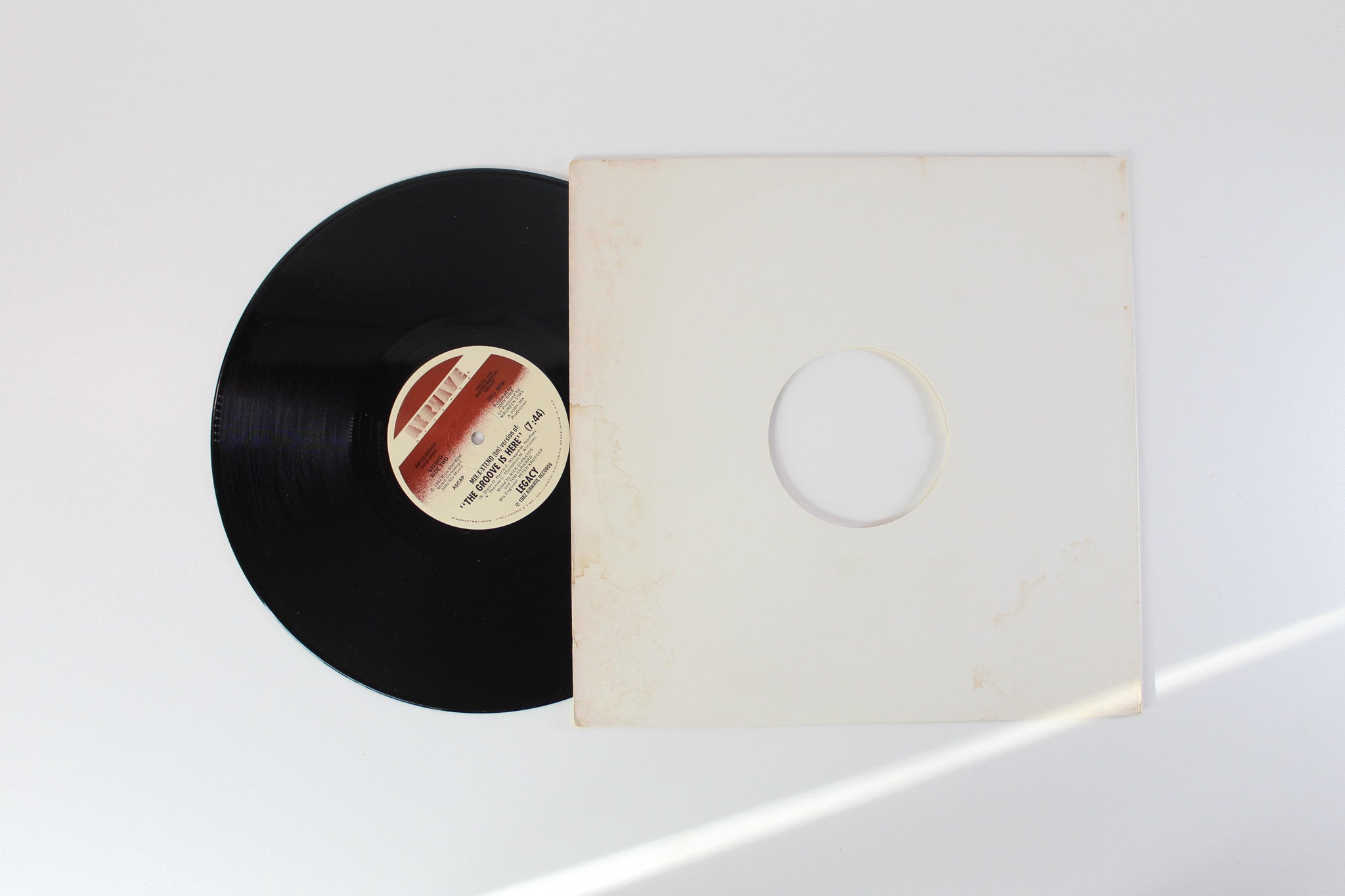 Legacy - The Groove Is Here on Airwave Records - 12" Single