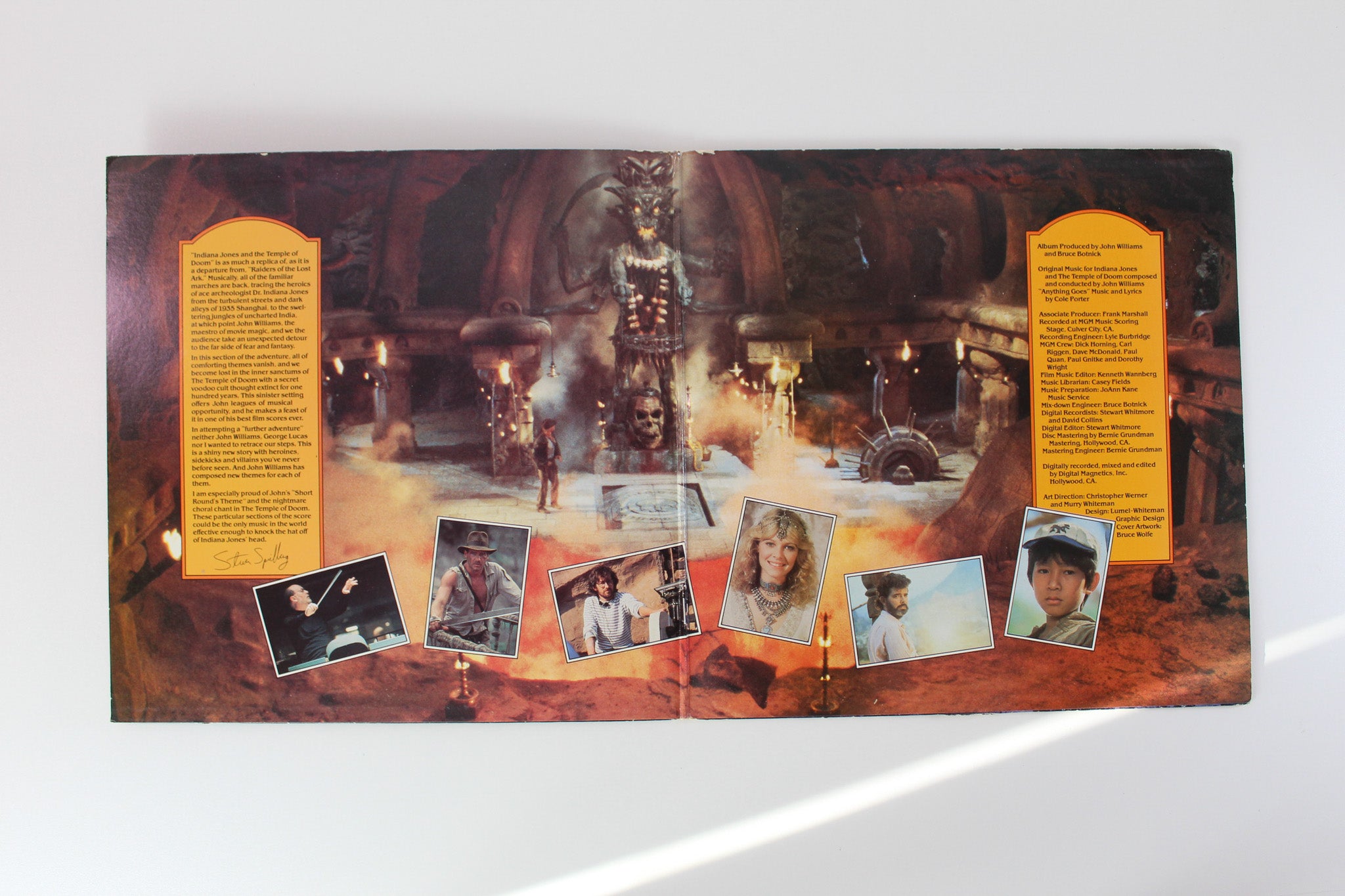 John Williams - Indiana Jones And The Temple Of Doom (The Original Motion Picture Soundtrack) on Polydor