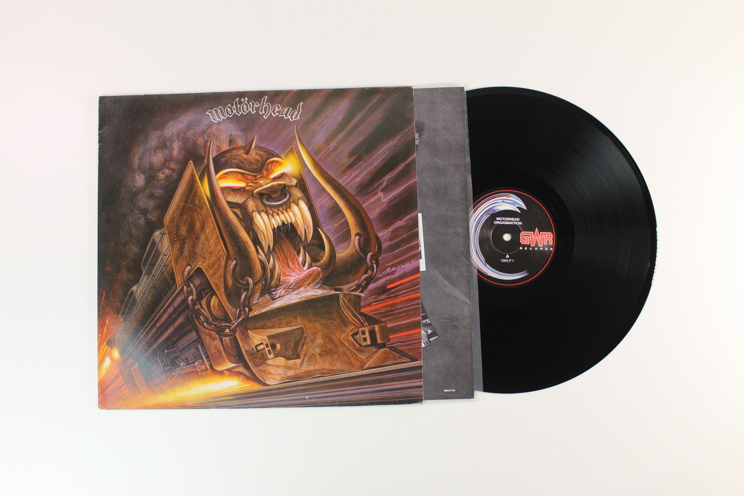 Motörhead - Orgasmatron on GWR Records UK Press