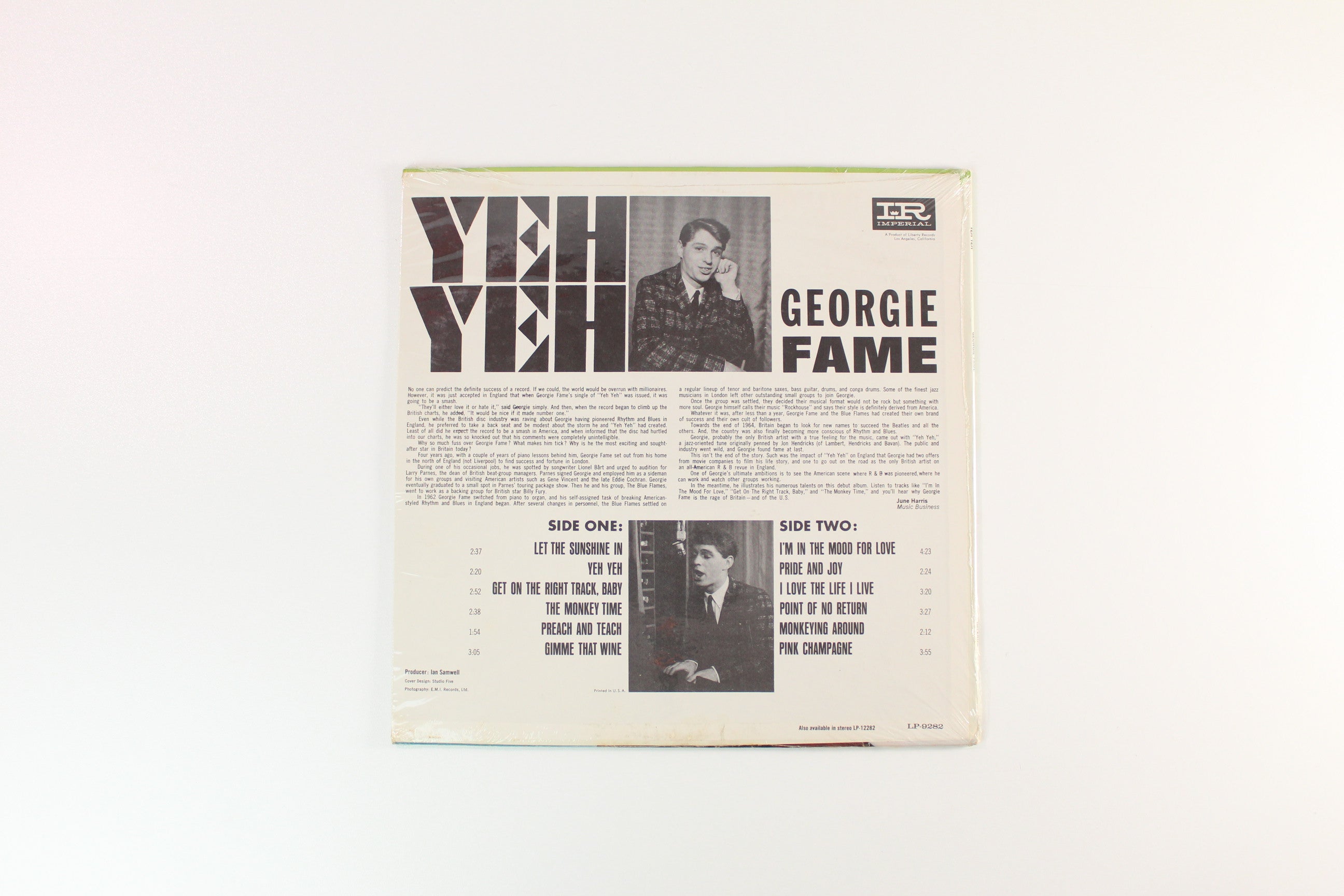 Georgie Fame & The Blue Flames - Yeh Yeh on Imperial SEALED Mono