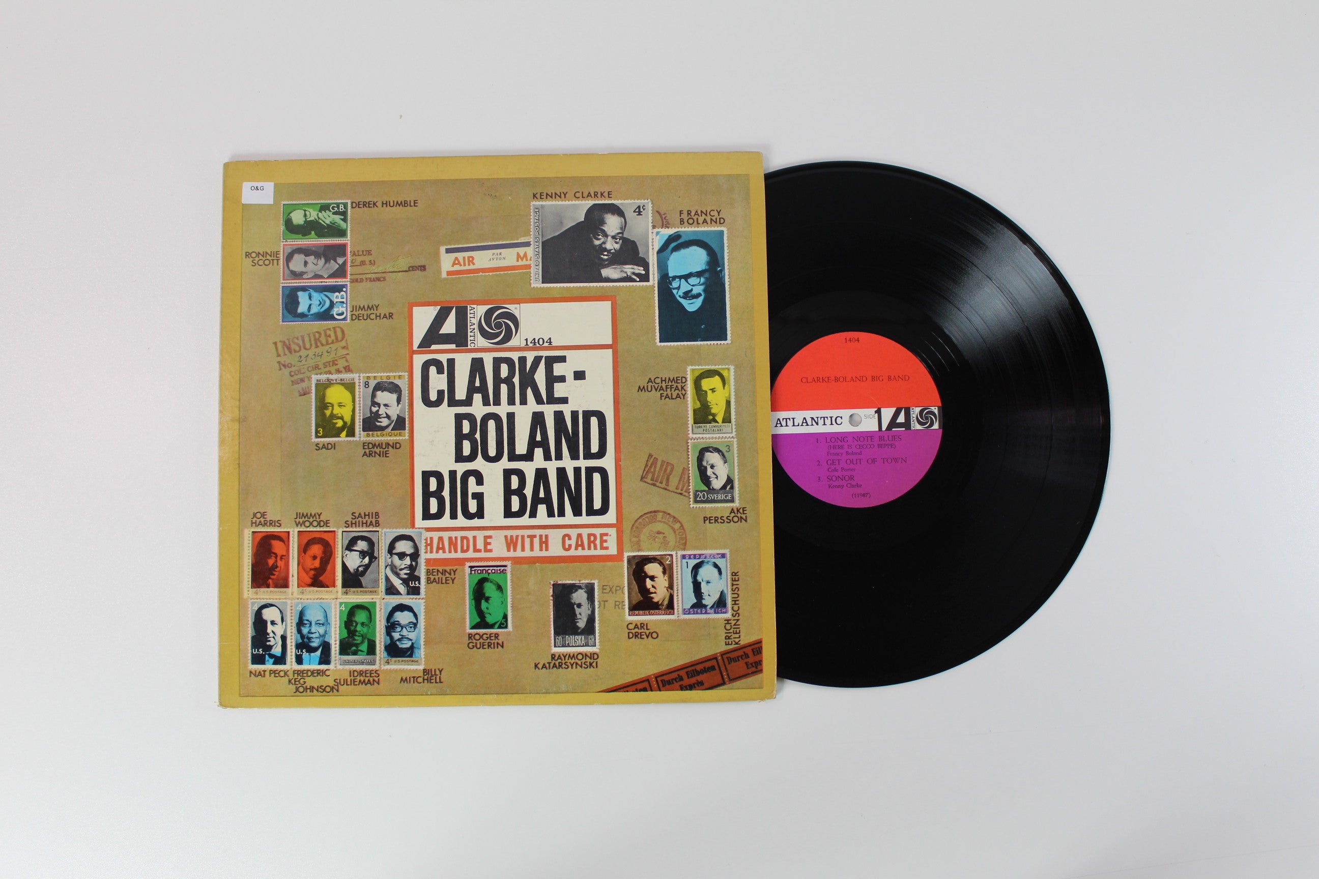 Clarke-Boland Big Band - Handle With Care on Atlantic – Mono