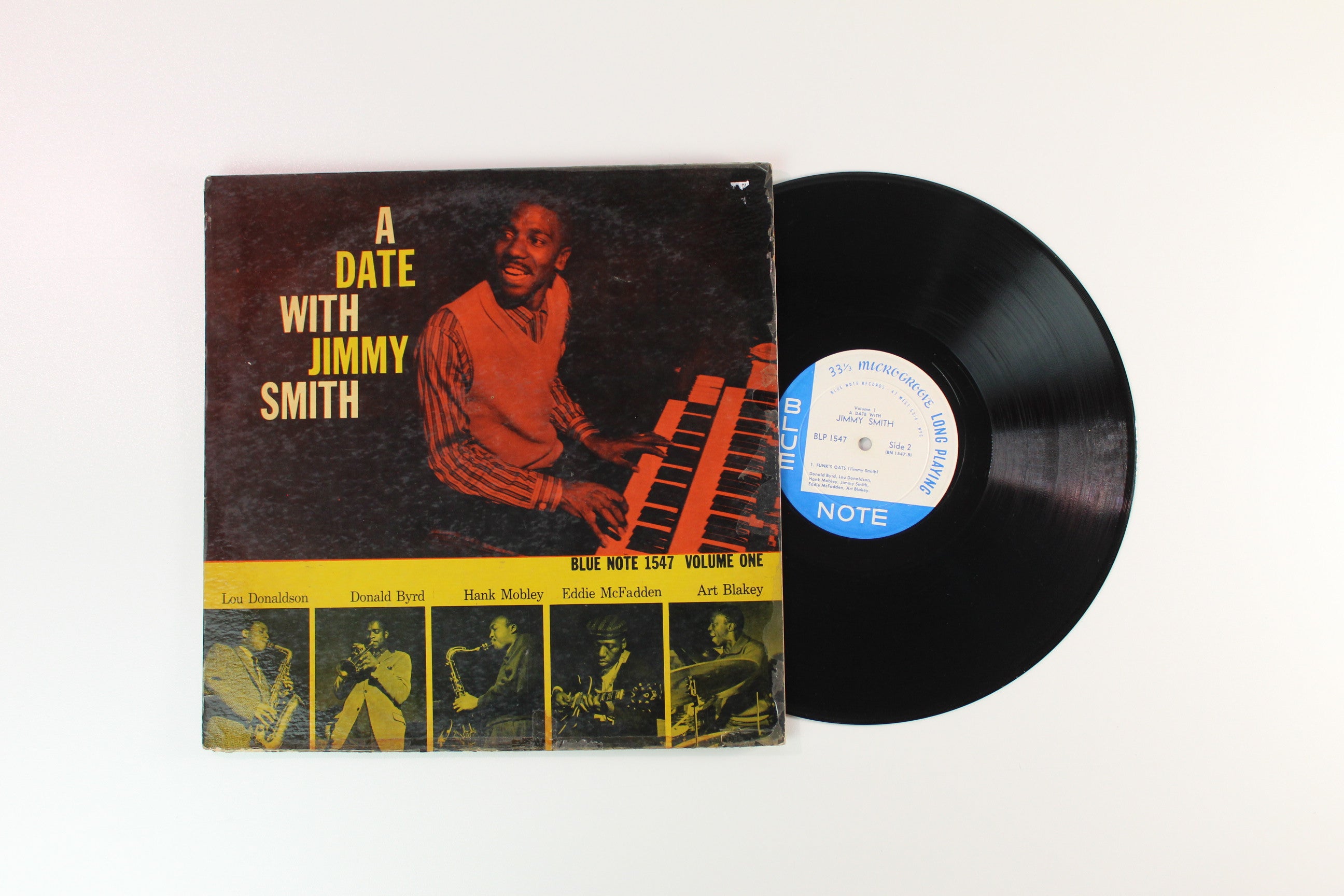 Jimmy Smith - A Date With Jimmy Smith, Vol. 1 on Blu Note W. 63rd Mono DG